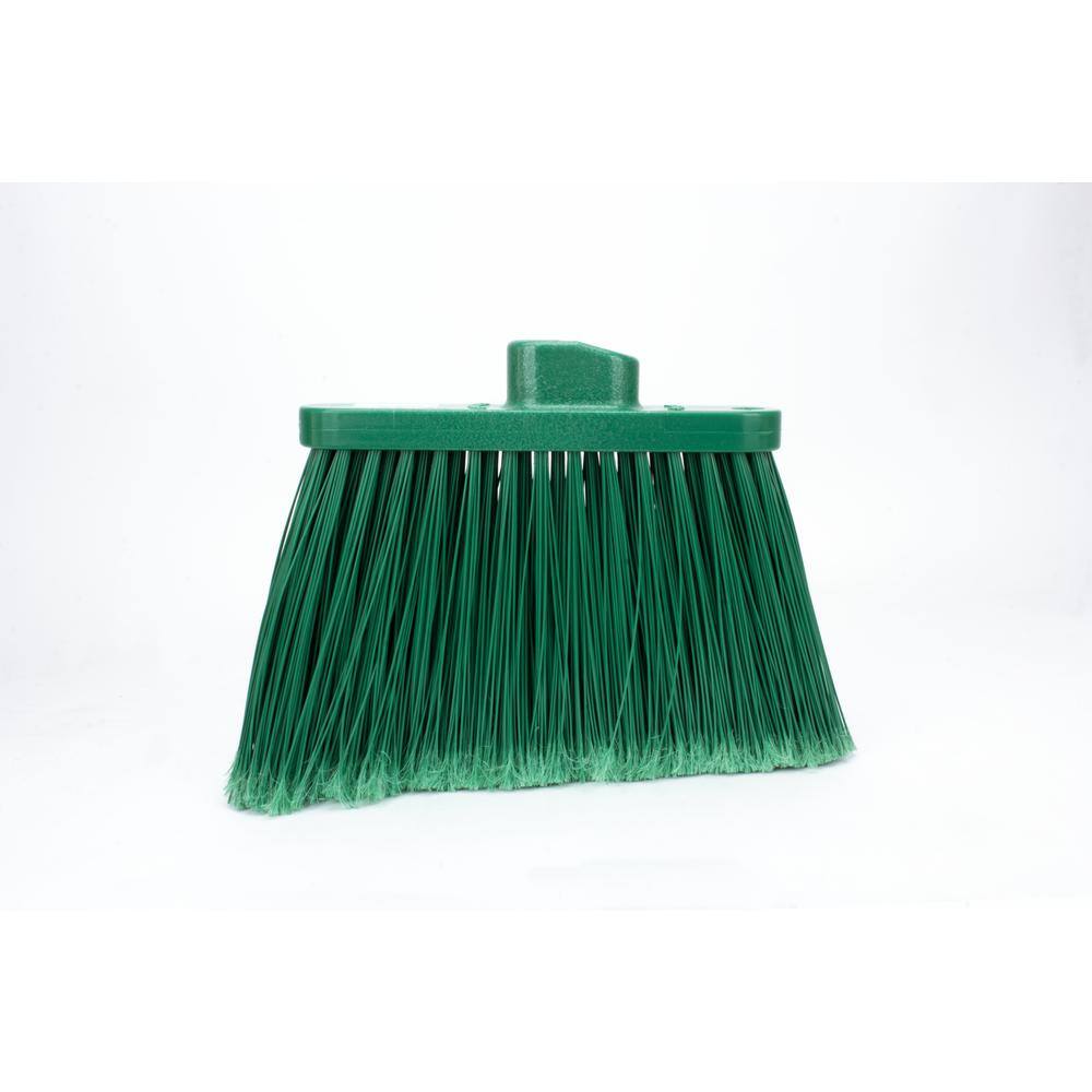 CFS Brands 36867EC09 Sparta 12 in. Green Polypropylene Flagged Upright Broom Head (12-Pack)