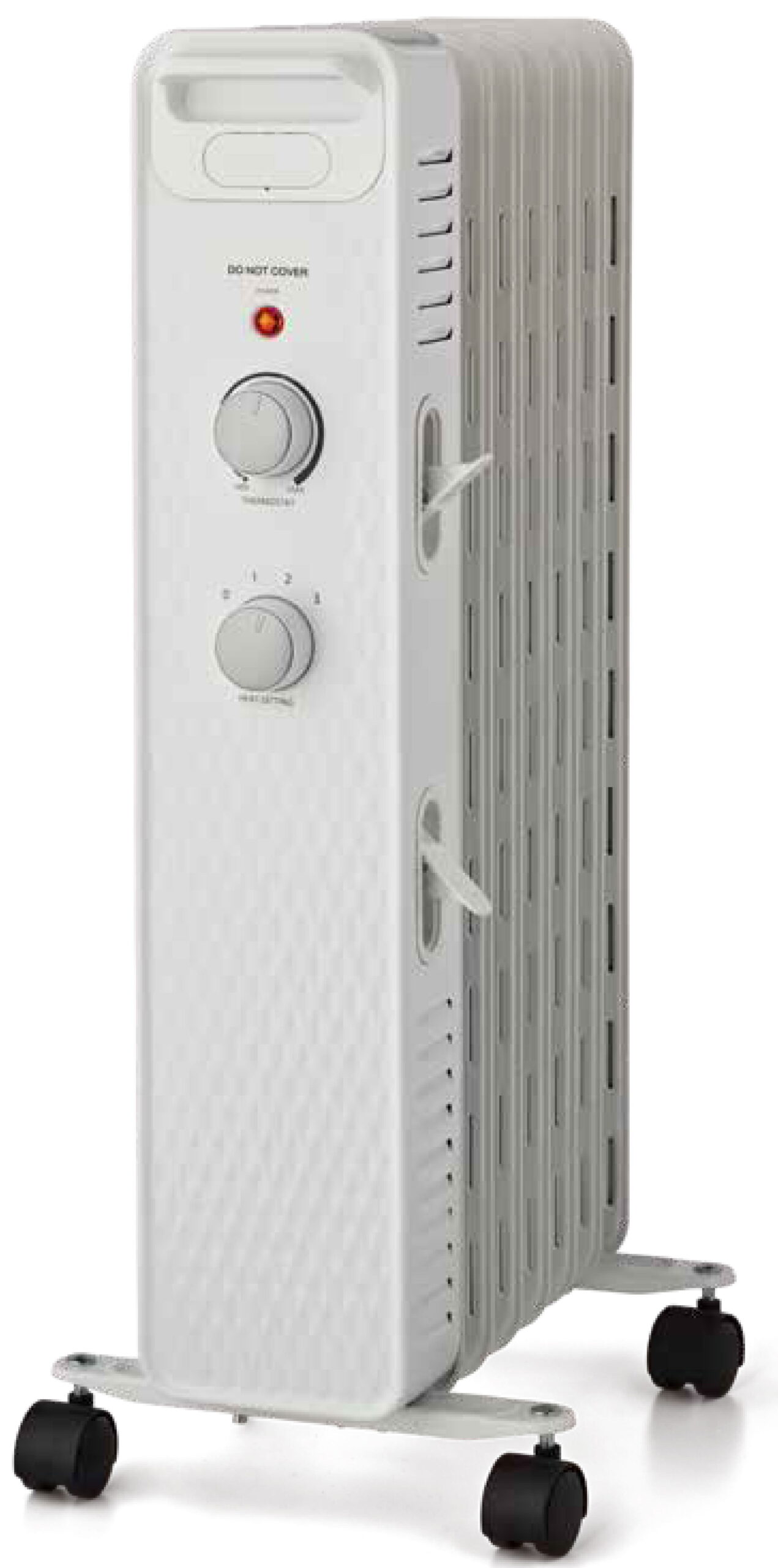 Mainstays 1500W Mechanical Oil Filled Electric Radiant Space Heater. WSH07O2AWW. White