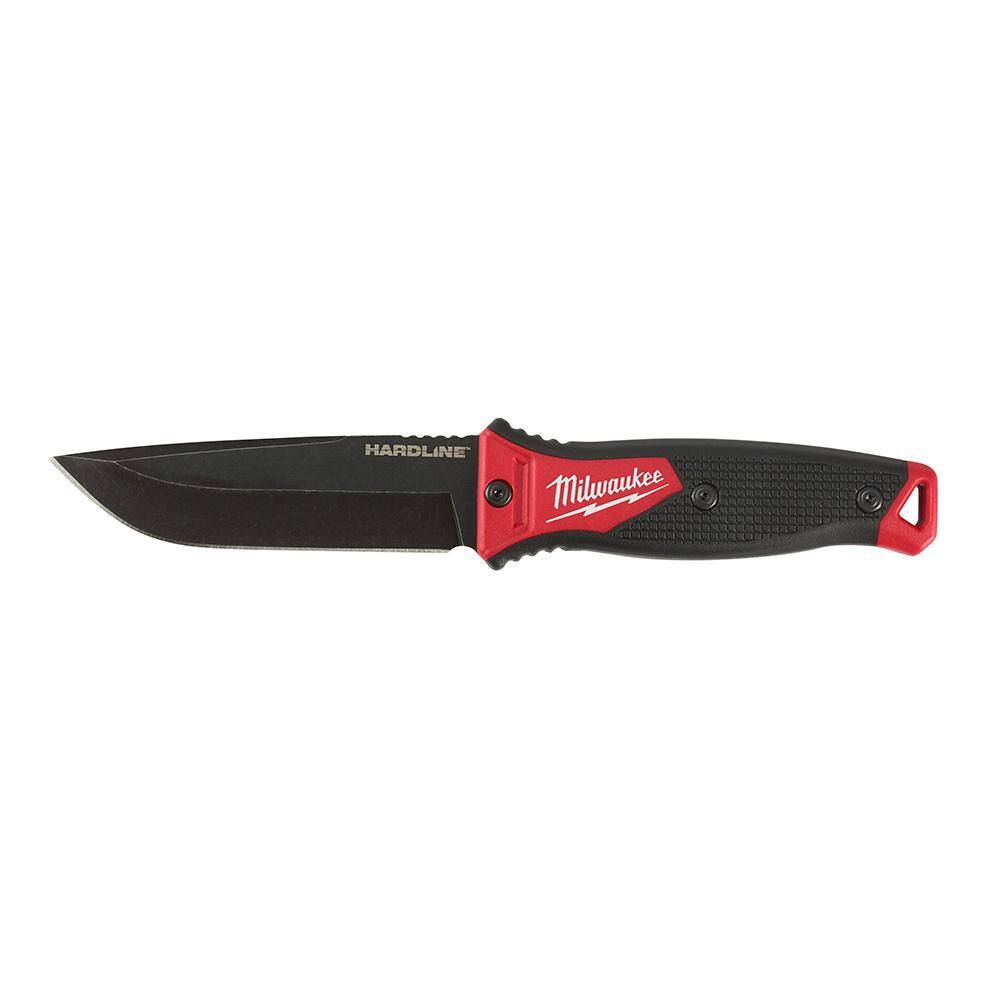 Milwaukee 48-22-1928 5 in. Hardline AUS-8 Steel Fixed Blade Knife