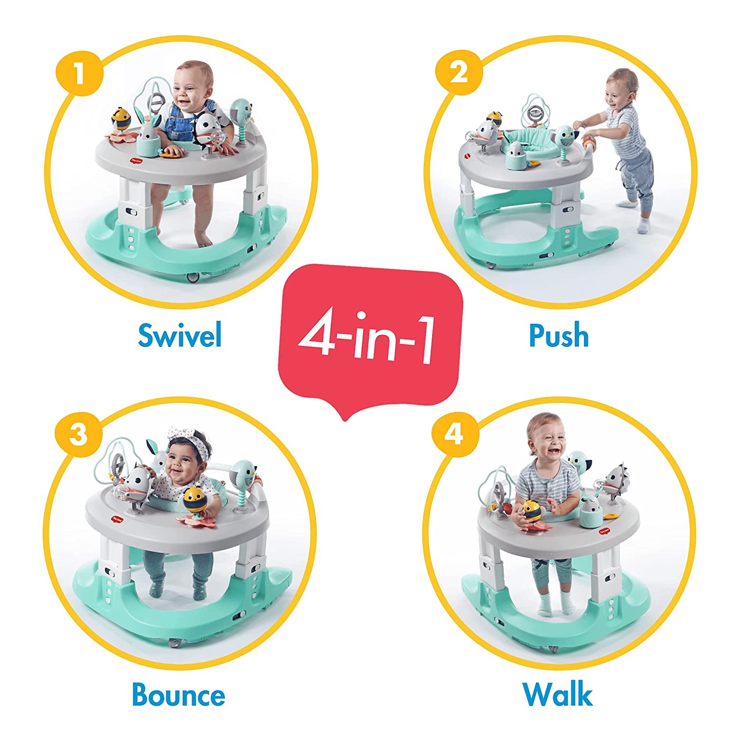 Tiny Love 4-in-1 Here I Grow Mobile Activity Center. Magical Tales