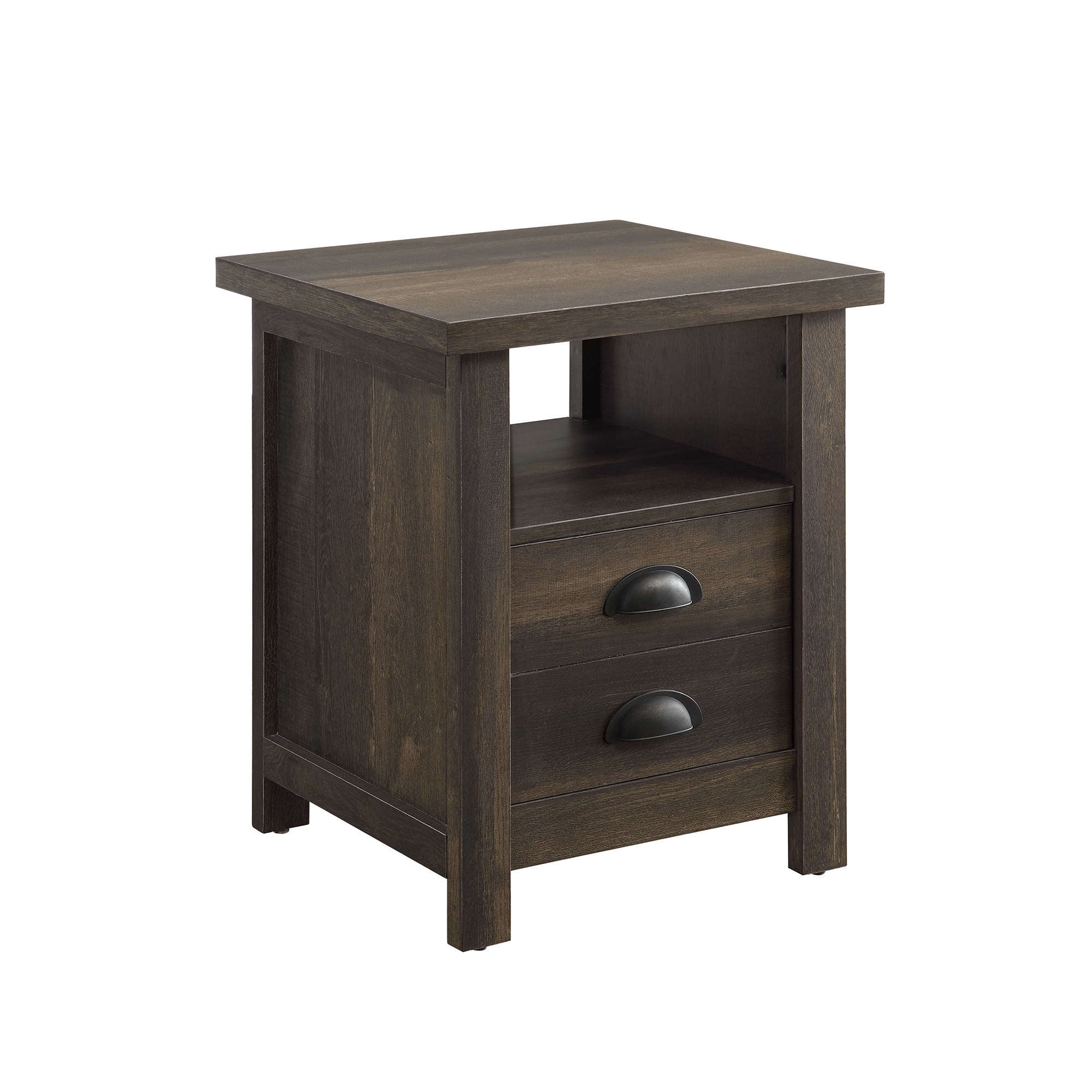 Better Homes & Gardens Granary Modern Farmhouse End Table. Brown