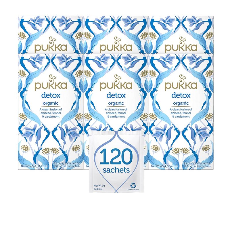 Pukka Detox. Aniseed. Fennel & Cardamom. 120 Tea Bags. Pack of 6