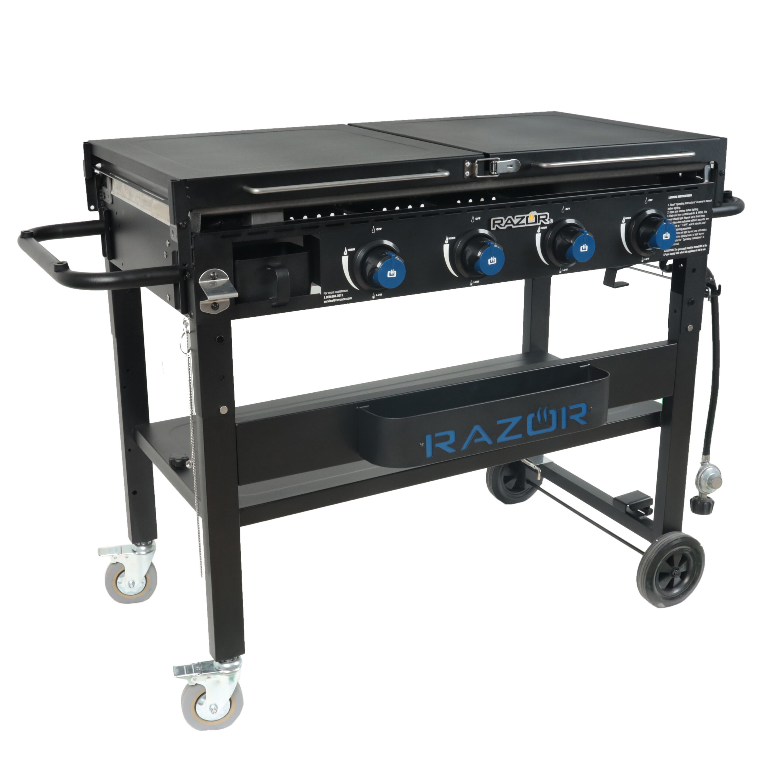 Razor 4 - Burner Countertop Liquid Propane 53000 BTU Gas Grill