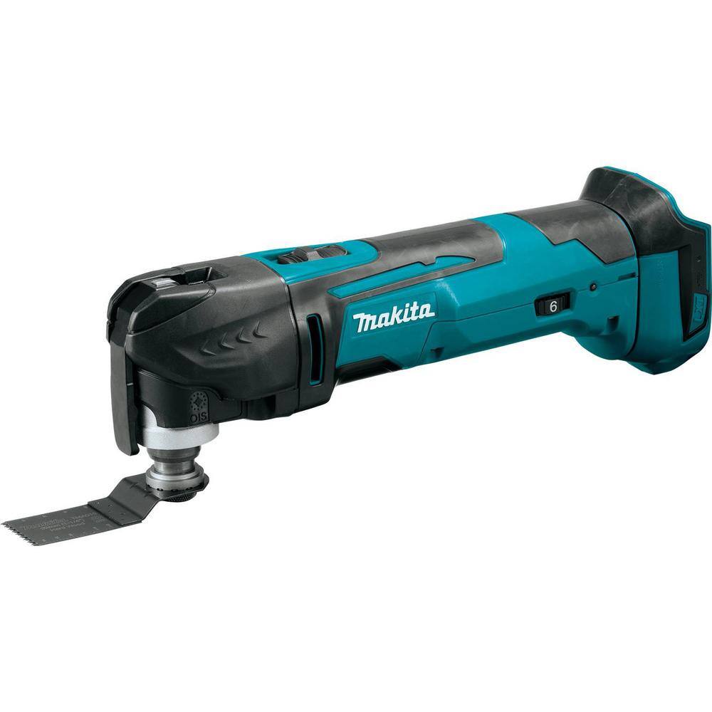 Makita XMT03Z-XTR01Z 18V LXT Cordless Variable Speed Oscillating Multi-Tool With Blade with 18V LXT Brushless Variable Speed Compact Router