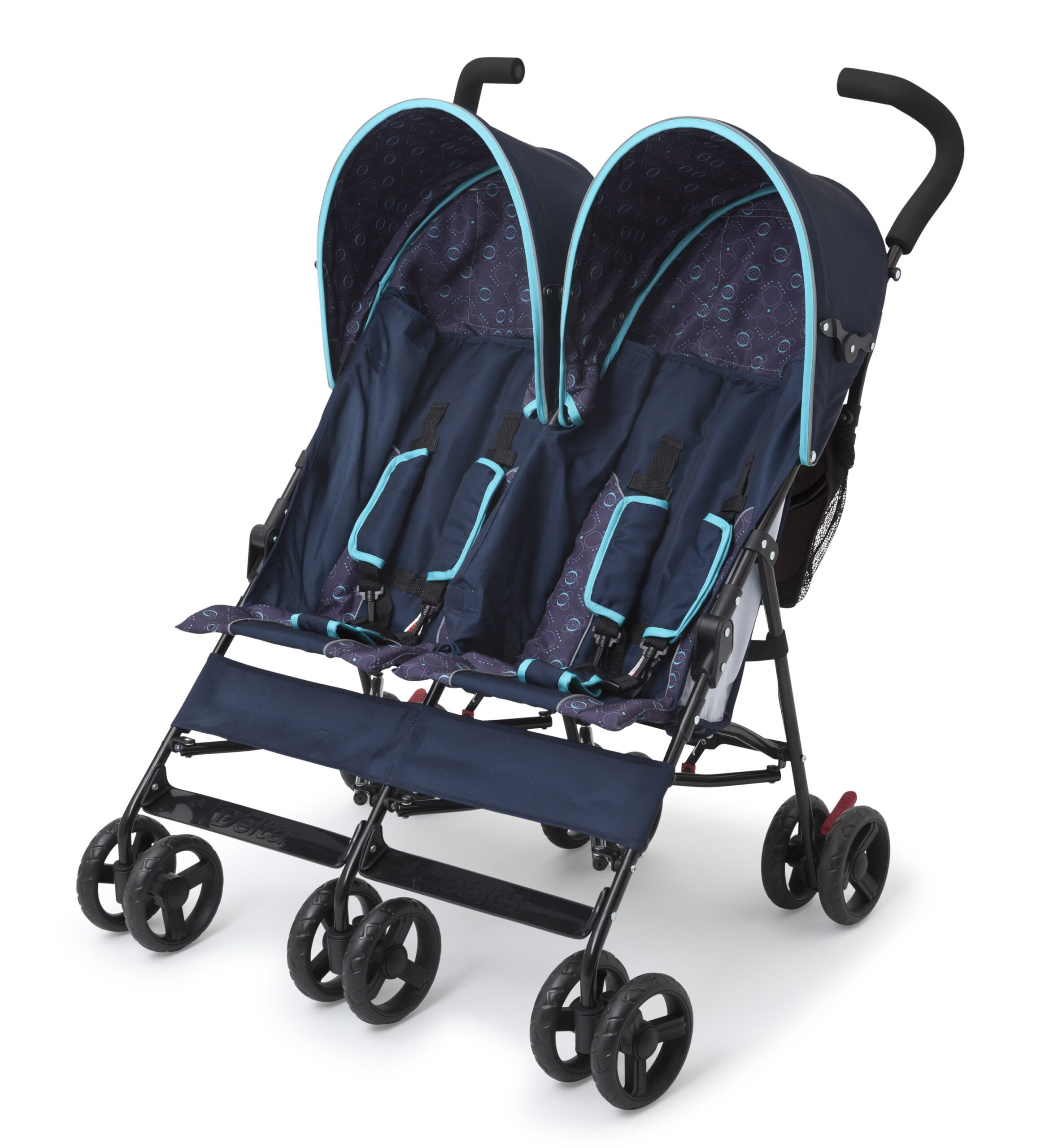 Delta Children LX Side by Side Double Stroller. Night Sky