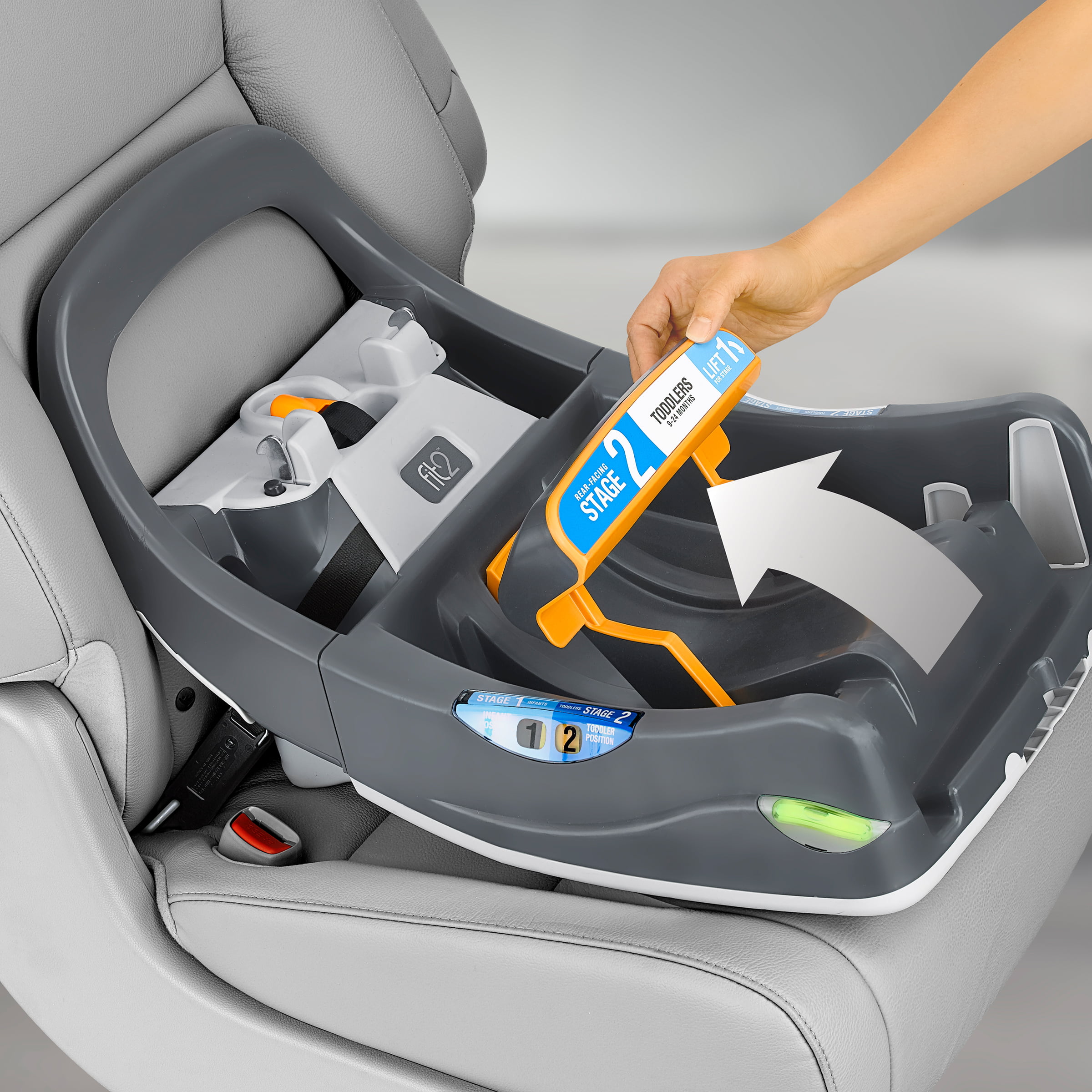 Chicco Fit2 35 lbs Infant & Toddler Car Seat Base - Anthracite (Grey)