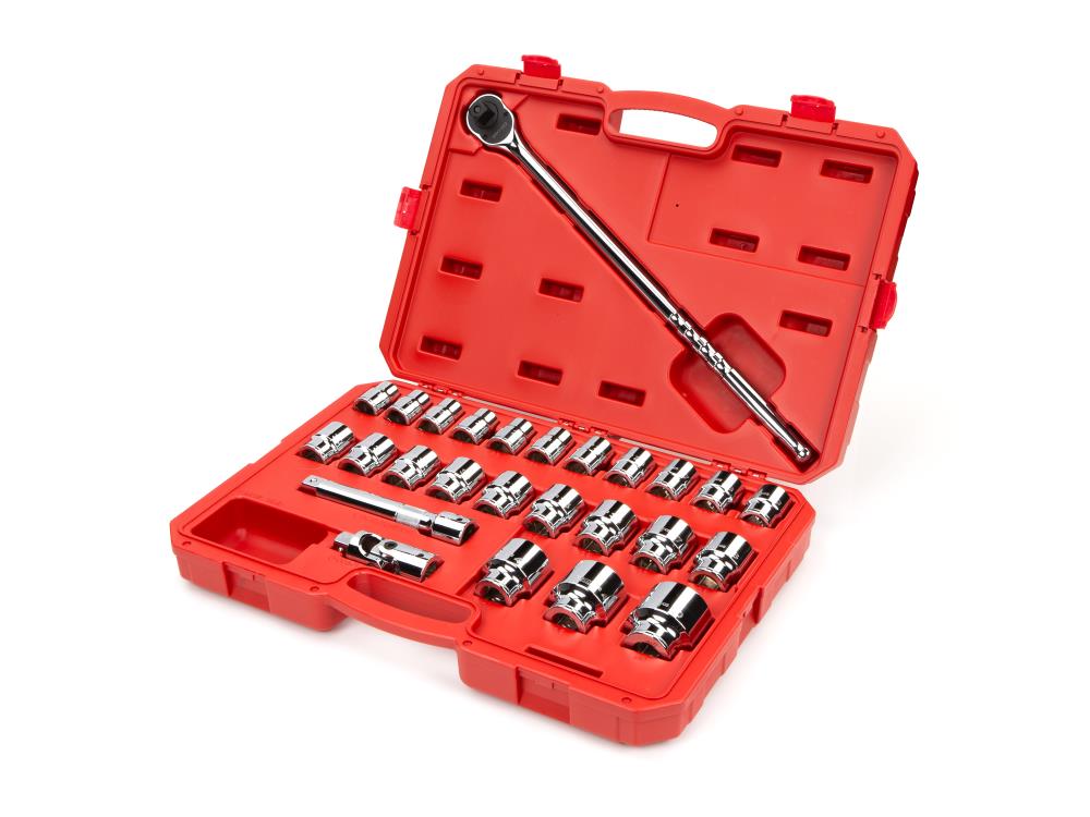 TEKTON 27-Piece Metric 3/4-in Drive 12-point Set Intermediate Socket Set
