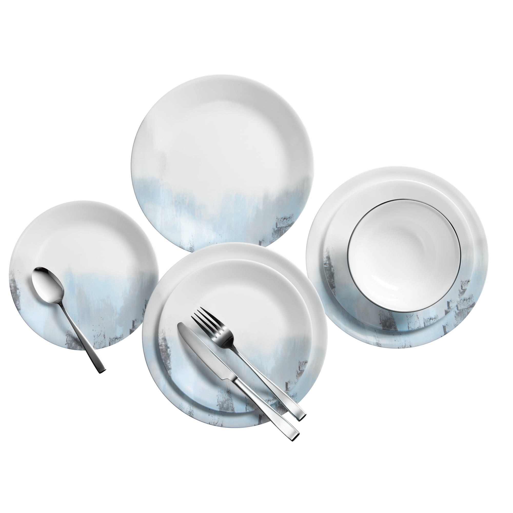 Corelle Tranquil Reflection 12-piece Dinnerware Set. Service for 4