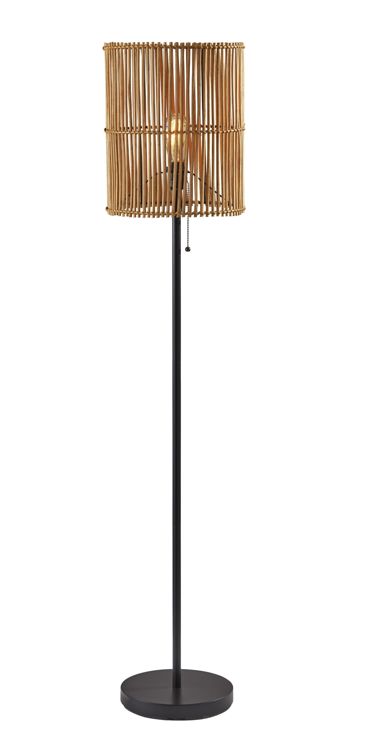 Adesso Cabana Floor Lamp. Dark Bronze