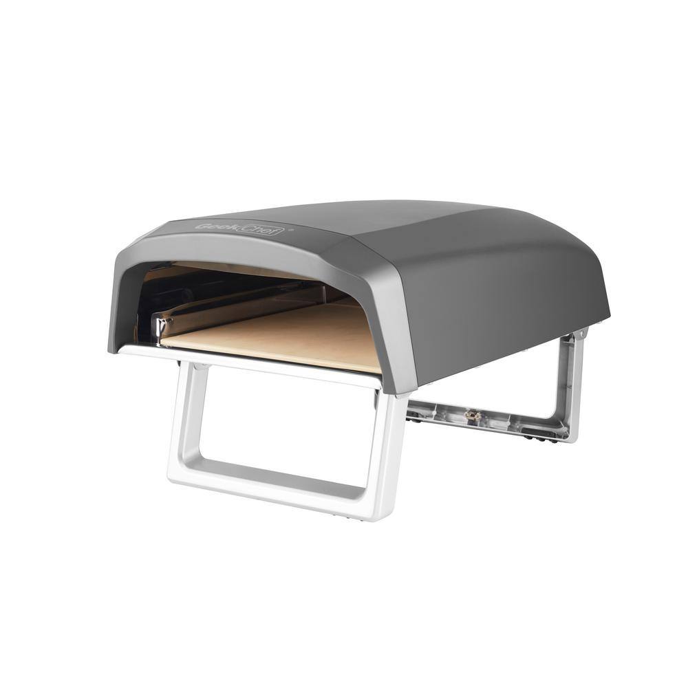 Bigbigmart BYY620-1 Propane Outdoor Pizza Oven with 13 in. Pizza Stone and Foldable Legs