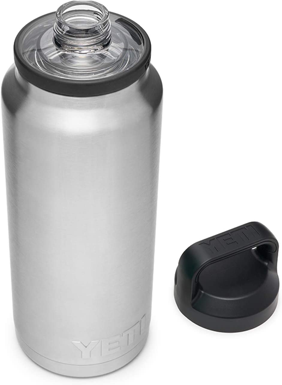 YETI Rambler 36 oz Bottle. Vacuum Insulated. Stainless Steel with Chug Cap. Stainless