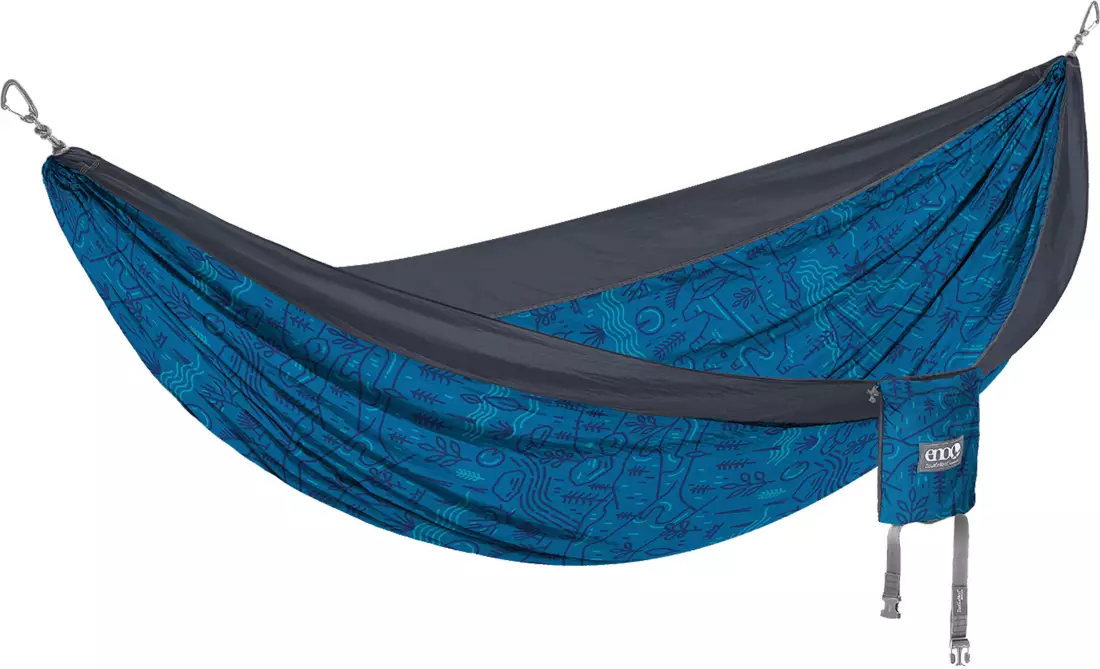 ENO Giving Back Doublenest Hammock - Outside Npf/Charcoal
