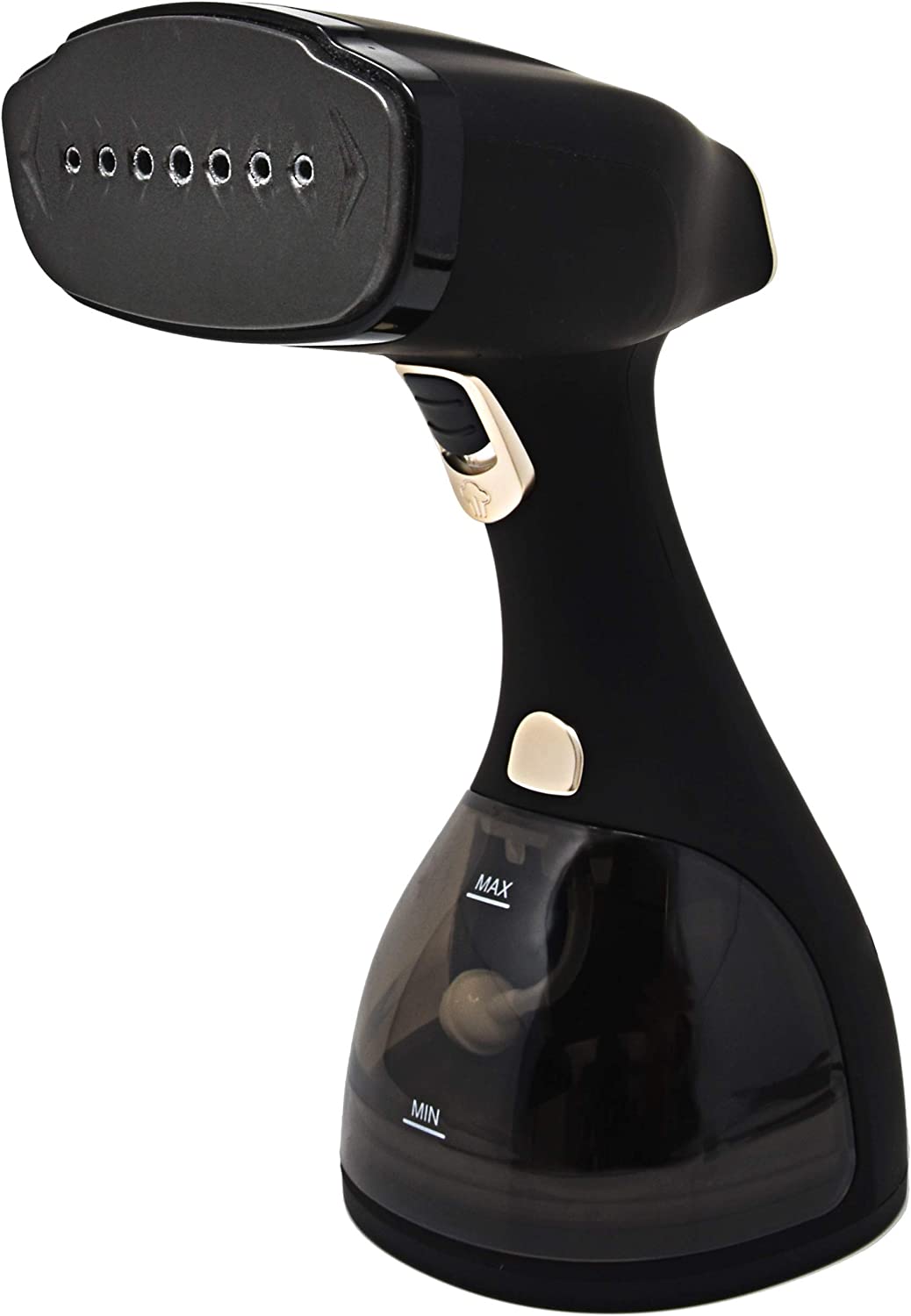 Electrolux LX15002 Portable Handheld Garment and Fabric Steamer 1500 Watts. Quick Heat Ceramic Plate Steam Nozzle. 2 in 1 Fabric Wrinkle Remover and Clothing Iron. with Fabric. Lint Brush. and Steam Nozzle