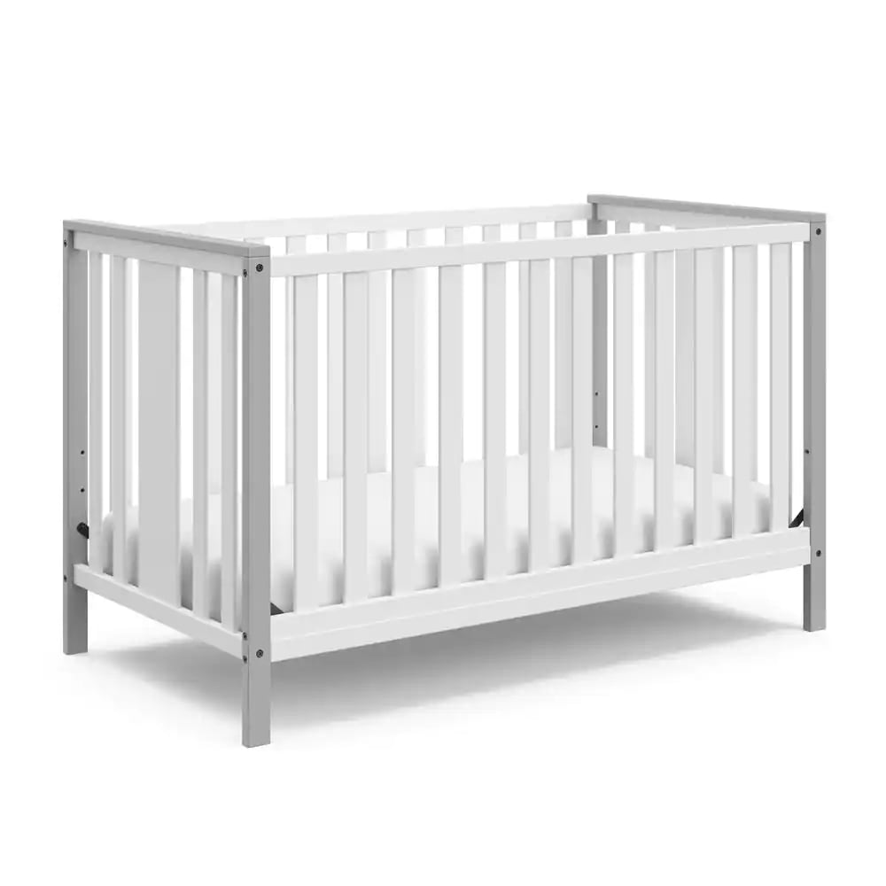 Storkcraft Modern Pacific Pebble Gray 4-in-1 Convertible Crib