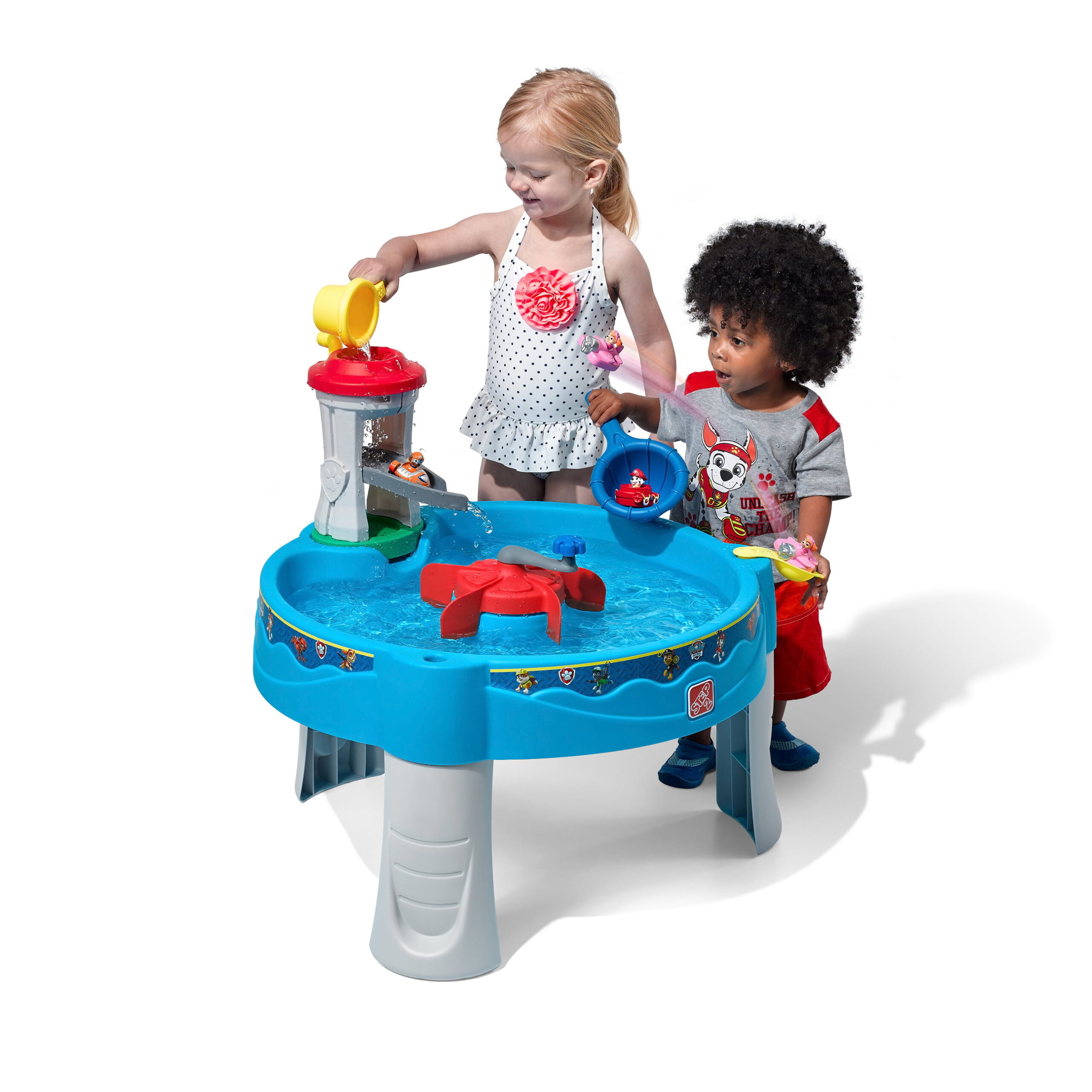 Step2 Paw Patrol Lookout Tower Toddler Water Table. Blue