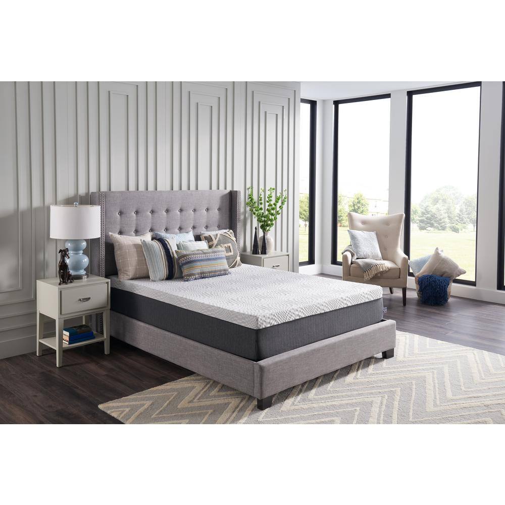 Sealy  12 in. Queen Spring & Memory Foam Hybrid Mattress - Medium Firm