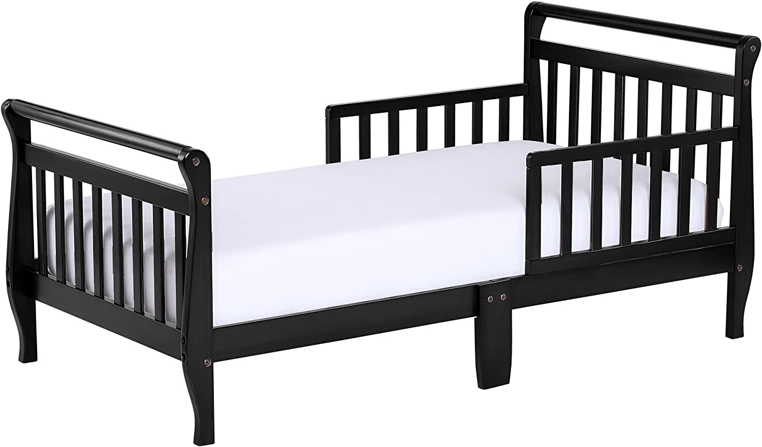 Dream On Me Classic Sleigh Toddler Bed. Black