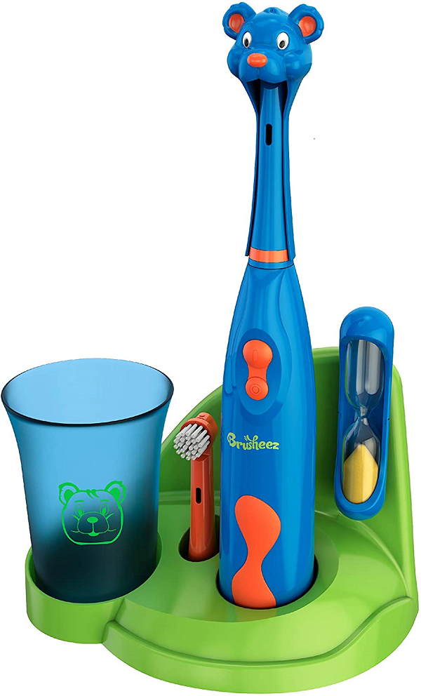 Brusheez® Kids Electric Toothbrush Set (Carnivore Edition) - Battery Operated