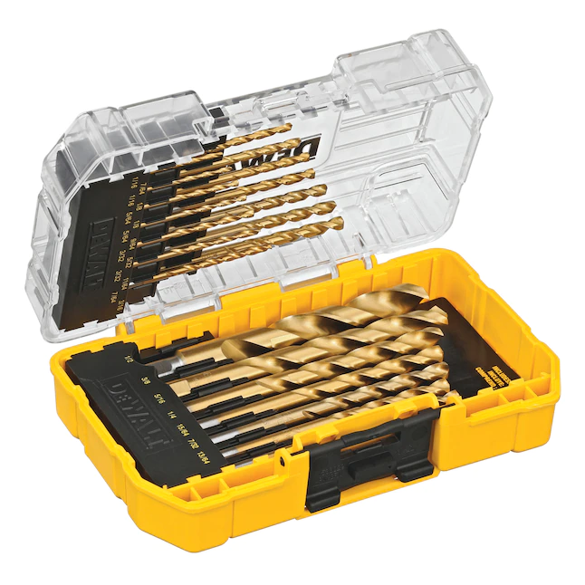 DEWALT Titanium Nitride Drill Bit Set. 21-Piece (DW1342)
