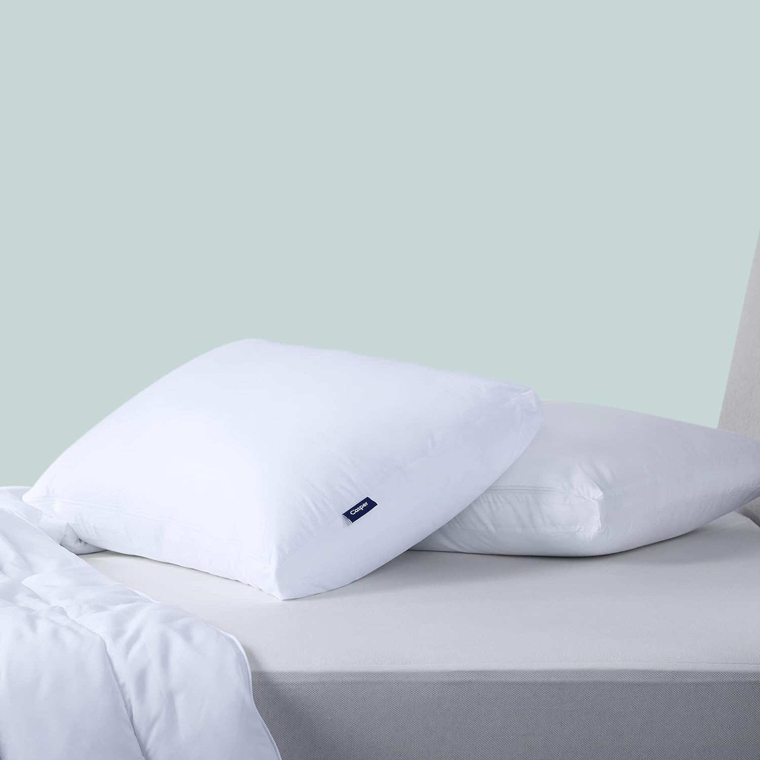 Casper Original Pillow for Sleeping. King. White. Two Pack