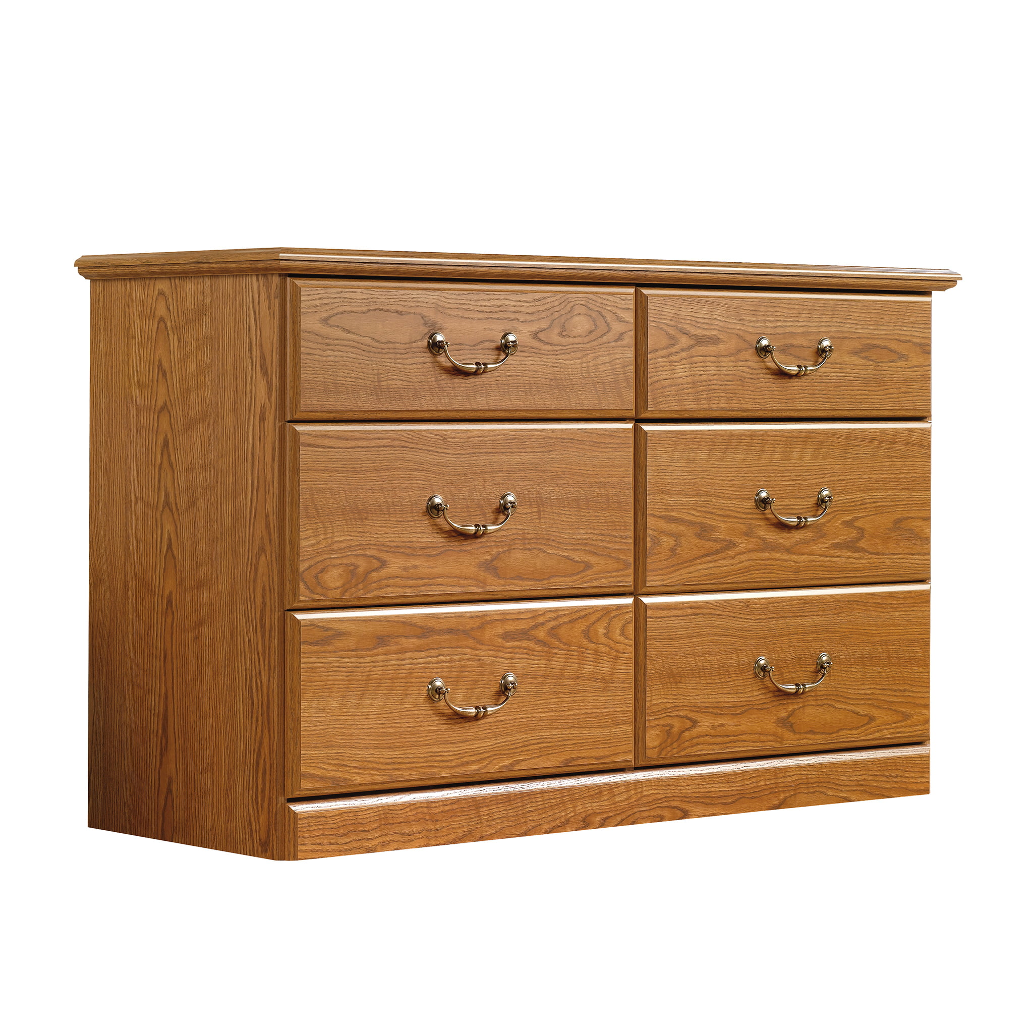 Sauder Orchard Hills 6 Drawer Dresser. Carolina Oak finish