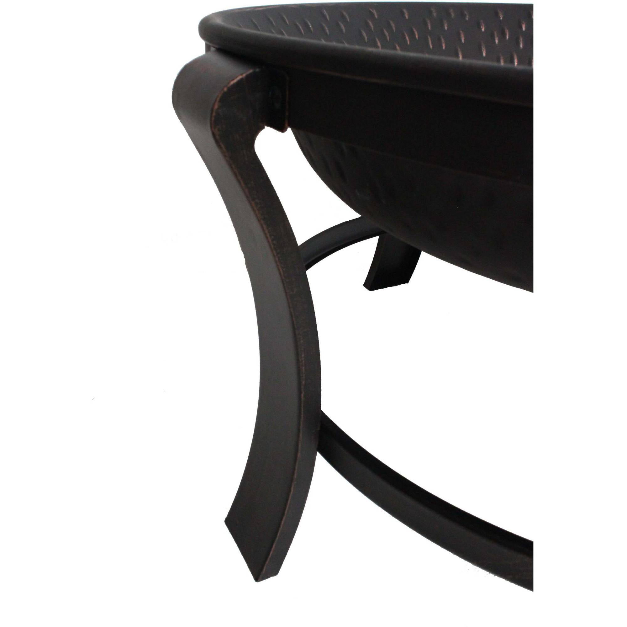 Mainstays Deep 30 inch Fire Pit. Antique Bronze