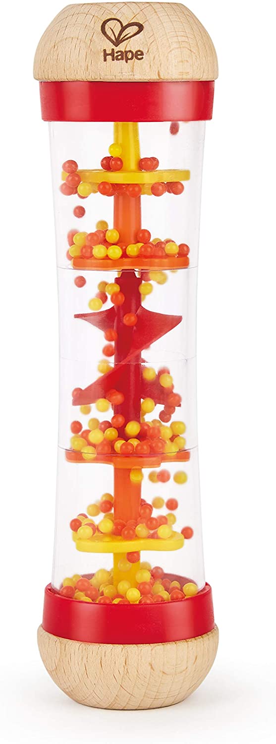 Hape Beaded Raindrops. Mini Wooden Musical Toddler Instrument