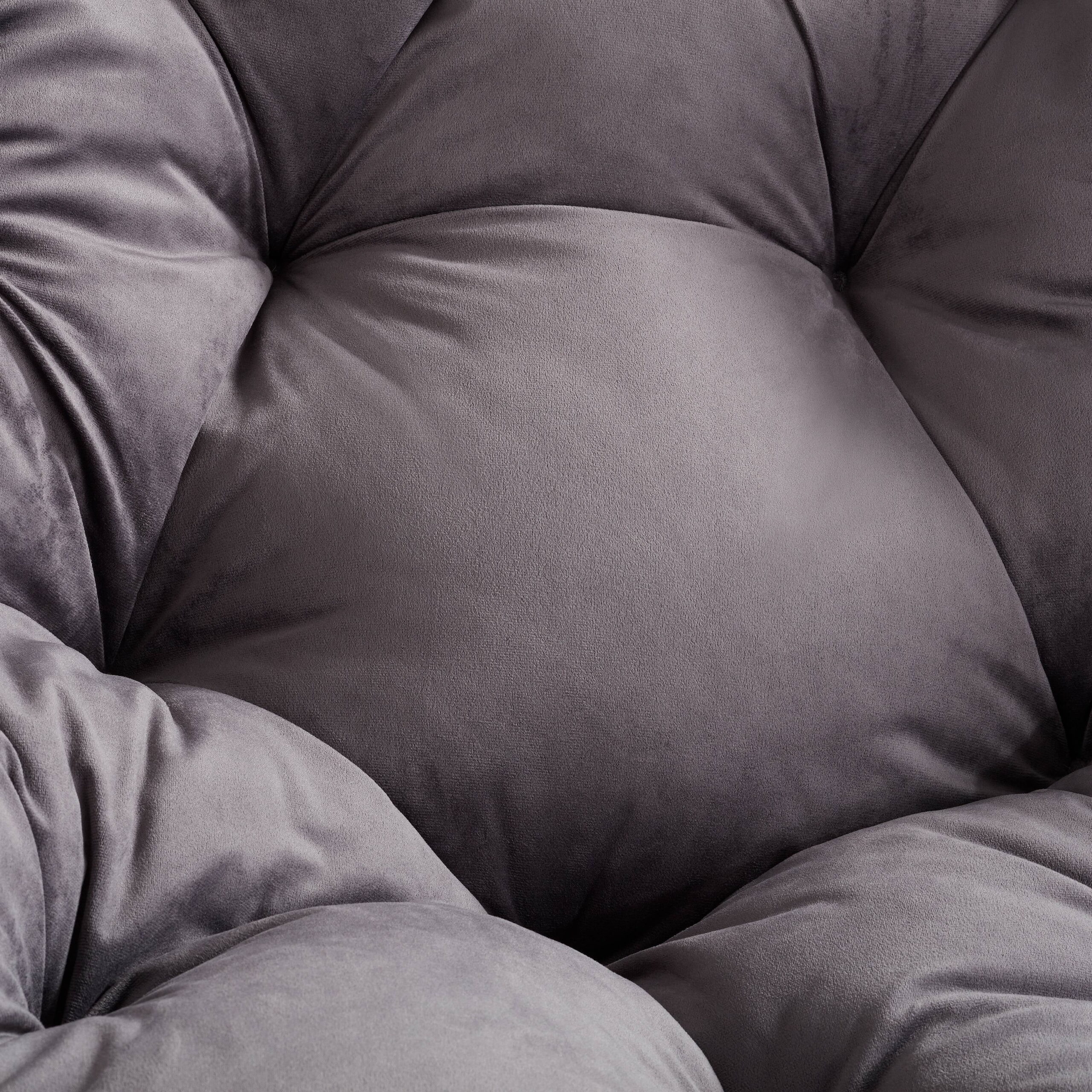 Better Homes & Gardens Papasan Bench. Charcoal Gray. Upholstery Bench