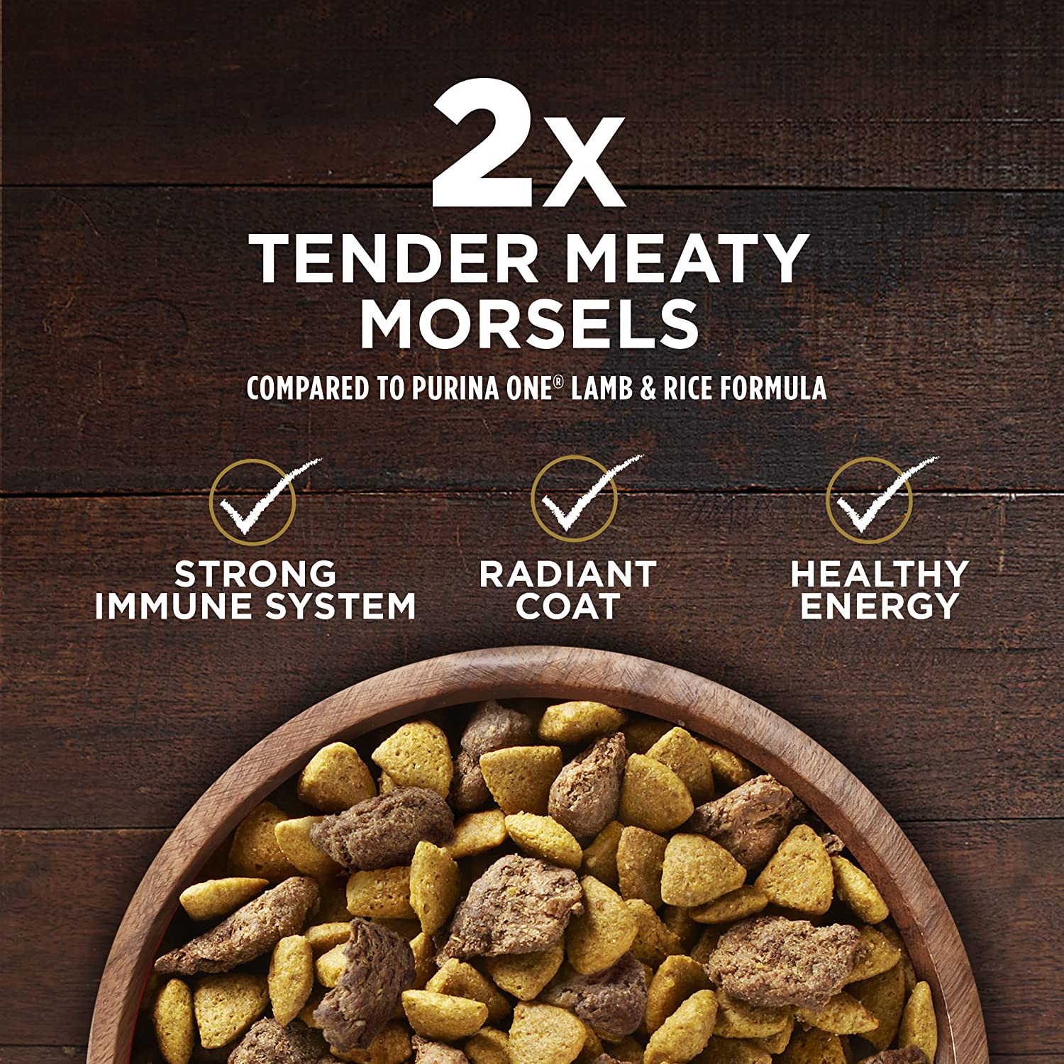 Purina ONE High Protein Natural Dry Dog Food. True Instinct With Real Turkey & Venison - 36 lb. Bag