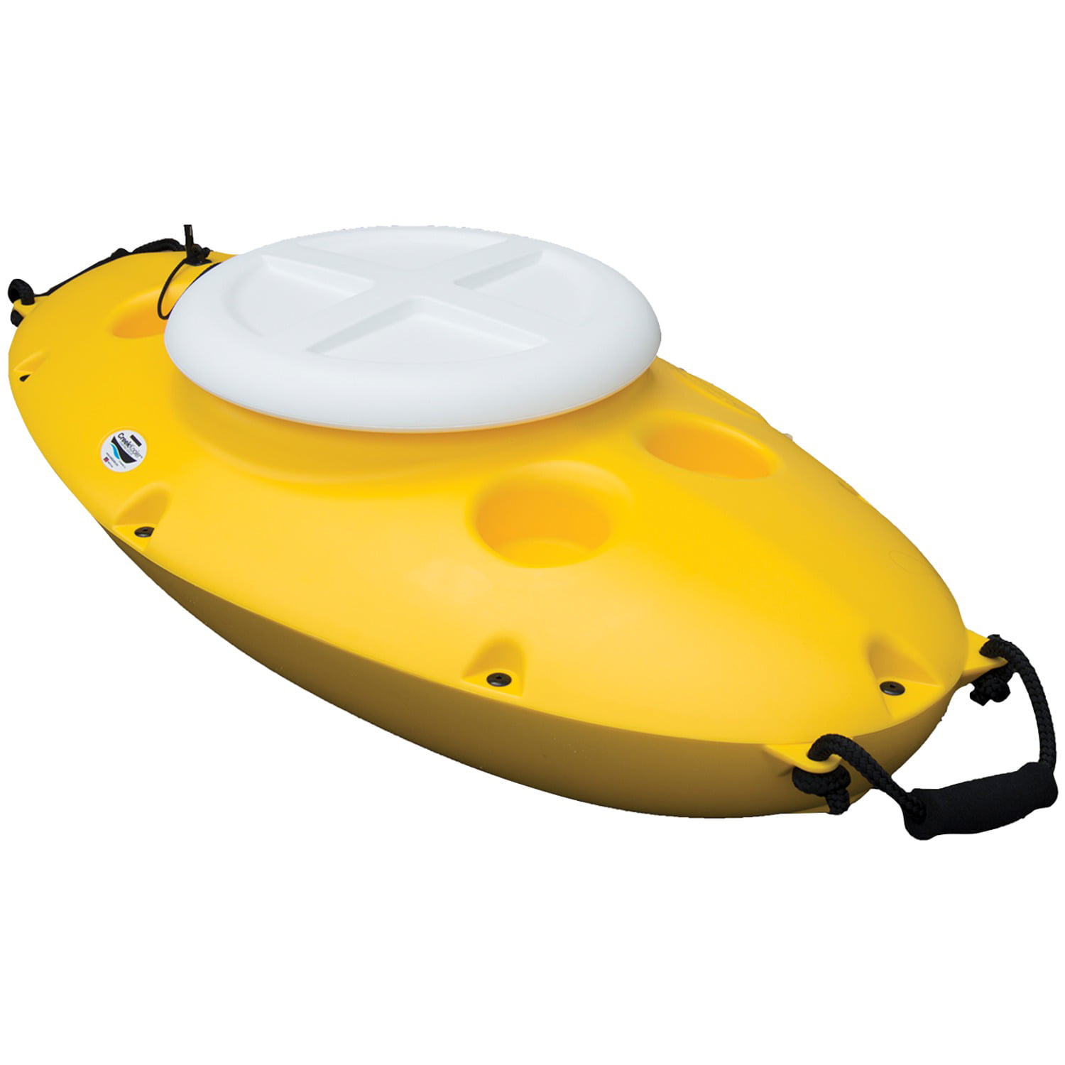 Creekkooler 30 qt Hard Side Floating Cooler. Yellow
