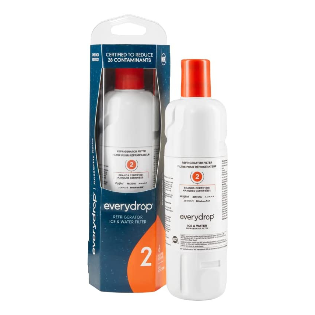 Everydrop by Whirlpool Ice and Water Refrigerator Filter 2. EDR2RXD1. Single-Pack