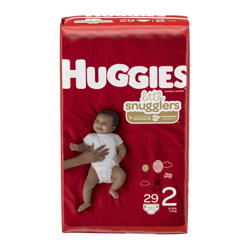 Huggies Little Snugglers Diapers Jumbo Pack (Pack of 4). Size 2 (12-18 lb.). 29 ct