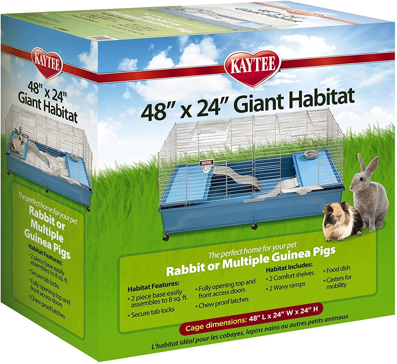 Kaytee My First Home 2-level Pet Habitat. 48 X 24