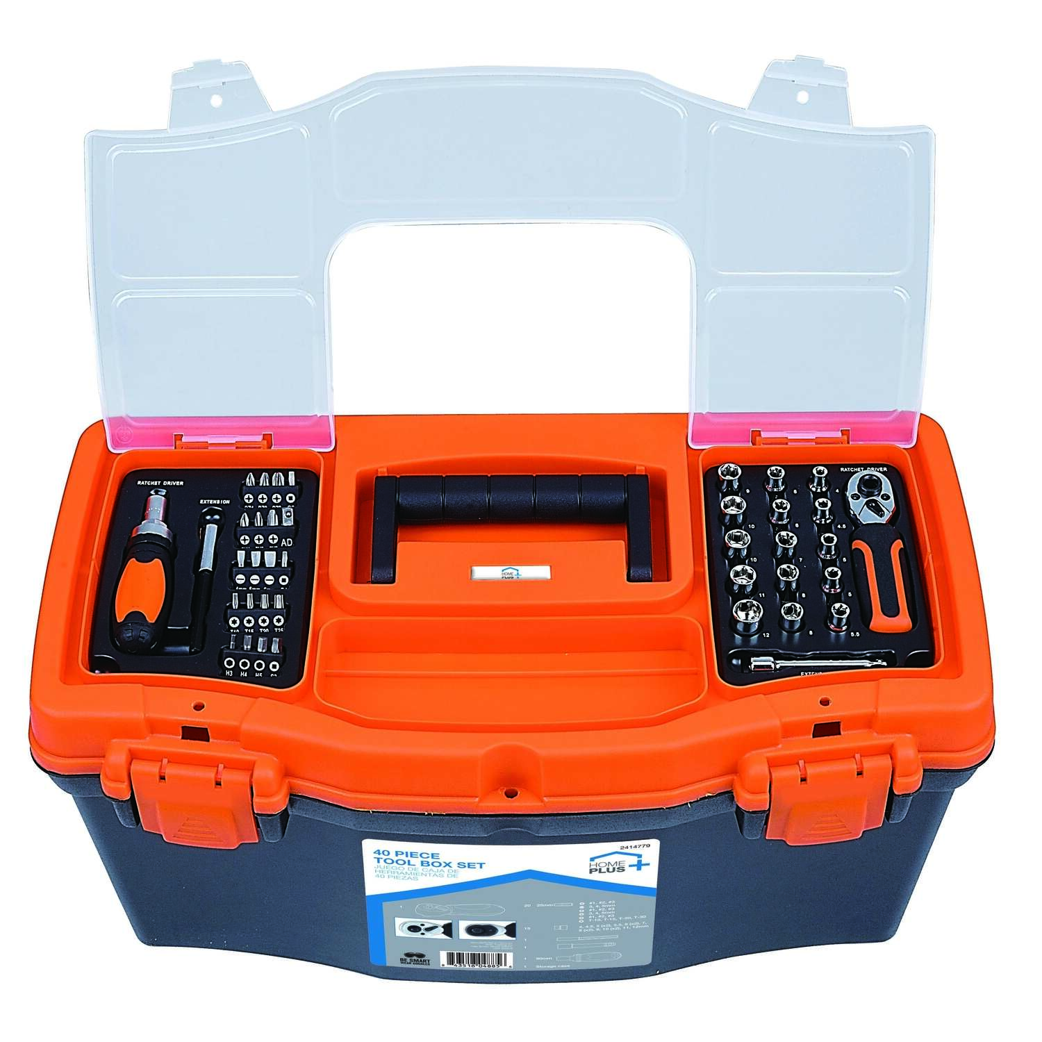 Home Plus Tool Box Set 40 pc