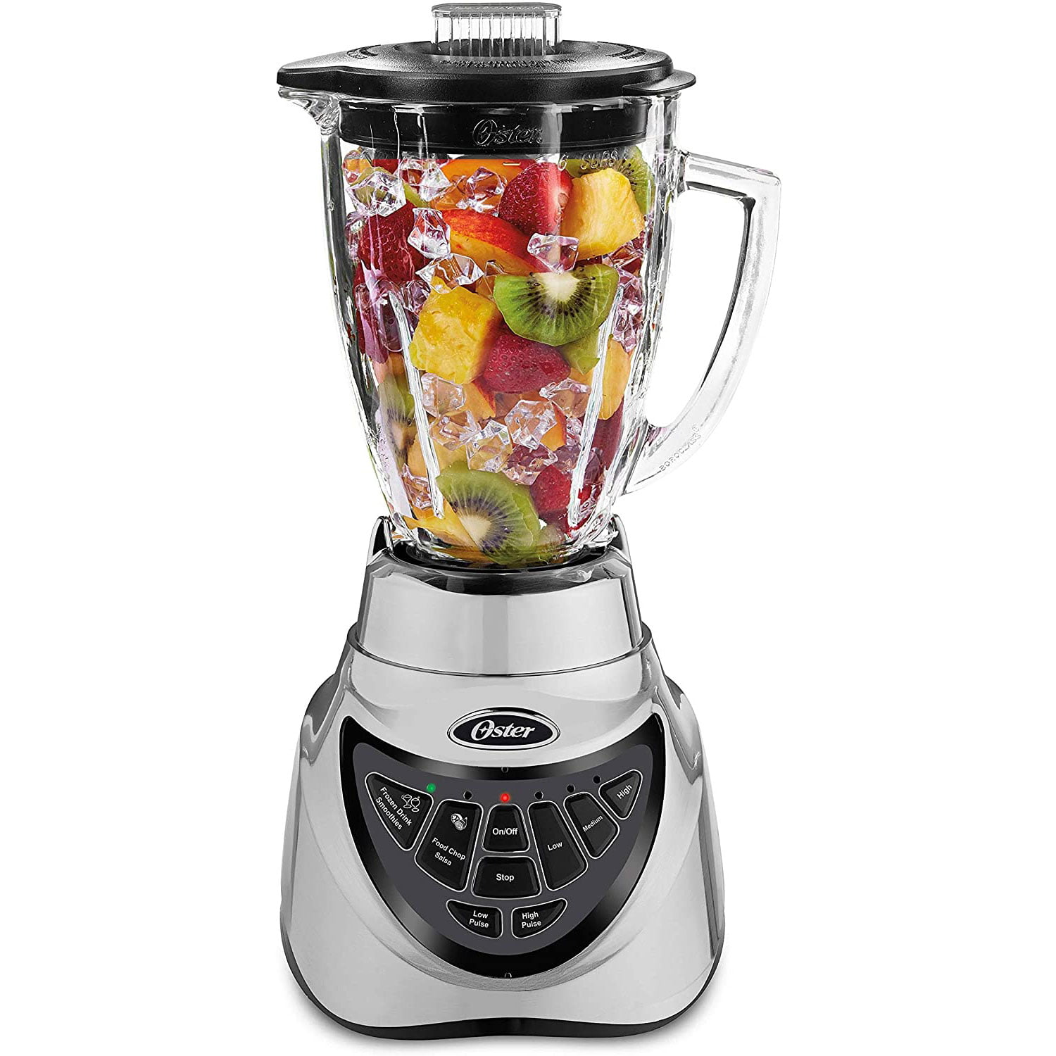 Oster BLSTTA-C00-PAL2 Pro 500 Blender Glass Jar Brushed Nickel