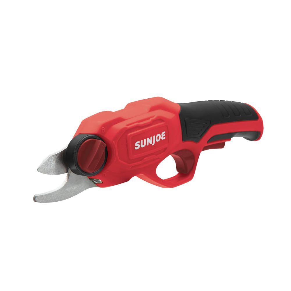 Sun Joe PJ3600C-RED Cordless Rechargeable Power Pruner. 3.6 V · 2000 mAh. 0.6 Sec Rapid Cutting