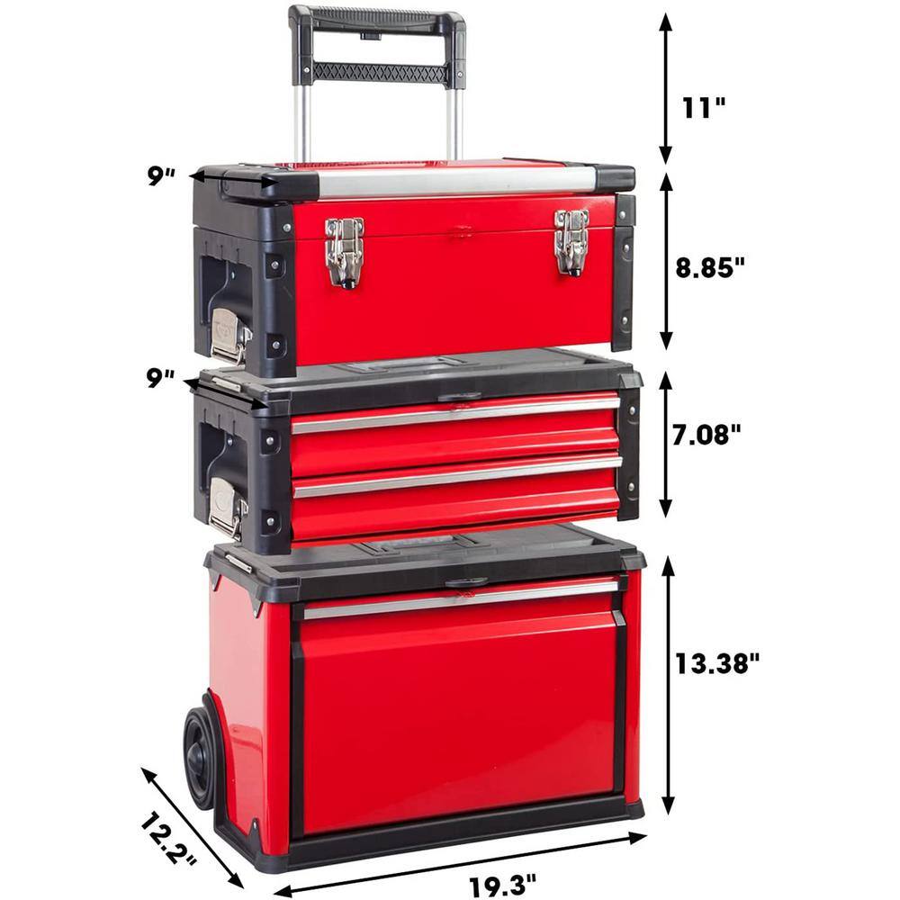 Big Red TRJF-C294ABD 19.3 in. W x 12.2 in. D Modular Tool Box Storage System