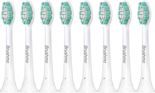Brushmo Replacement Toothbrush Heads Compatible with Sonicare Electric