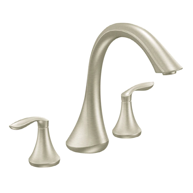 Moen T943BN Eva Brushed Nickel 2-Handle Bathtub Faucet