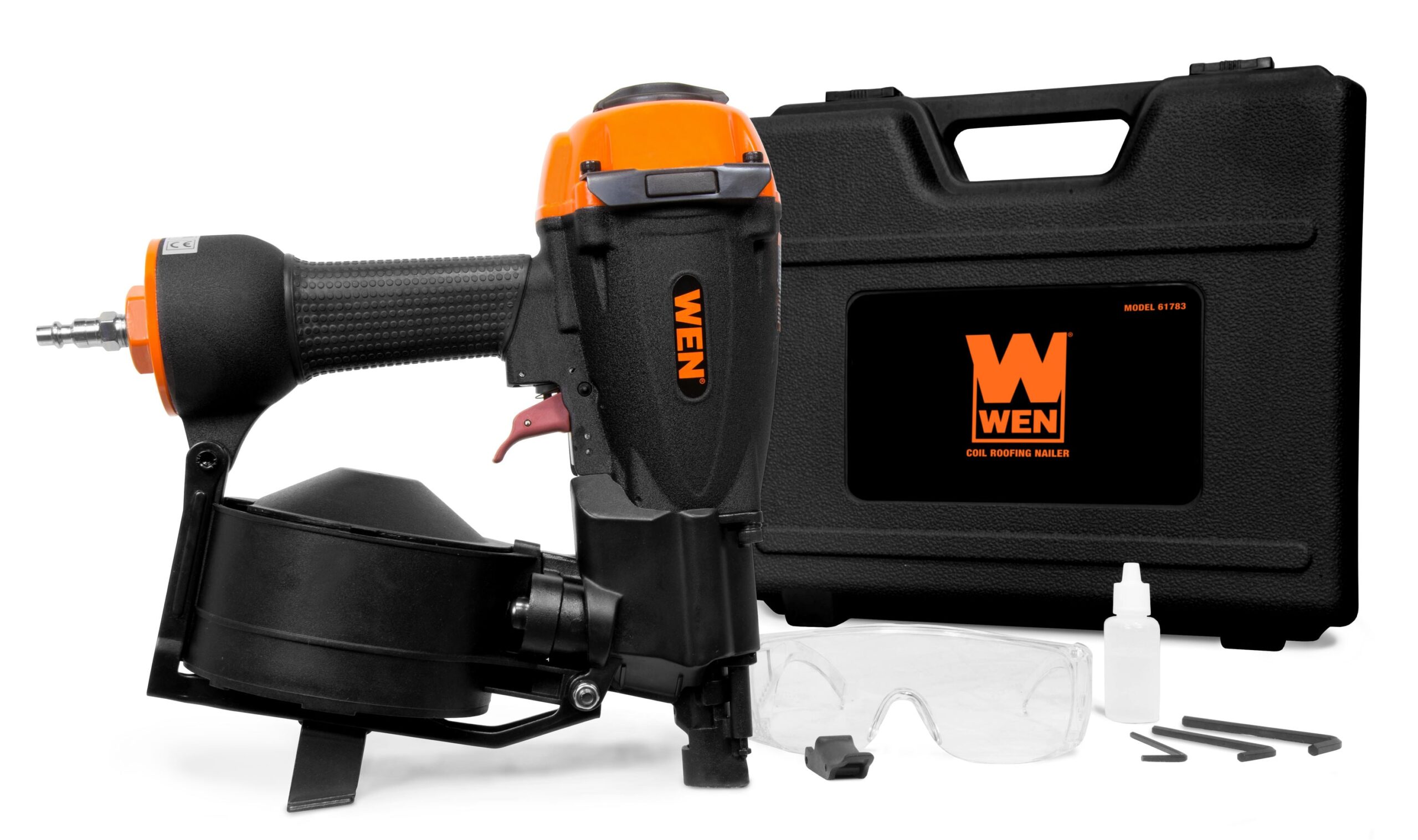 WEN 1.75-in 11-Gauge Pneumatic Roofing Nailer
