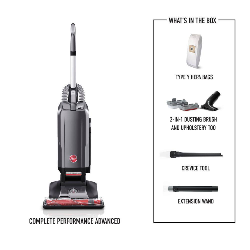 HOOVER UH30601 WindTunnel Complete Performance Advanced Bagged Upright Vacuum Cleaner with HEPA Media Filtration
