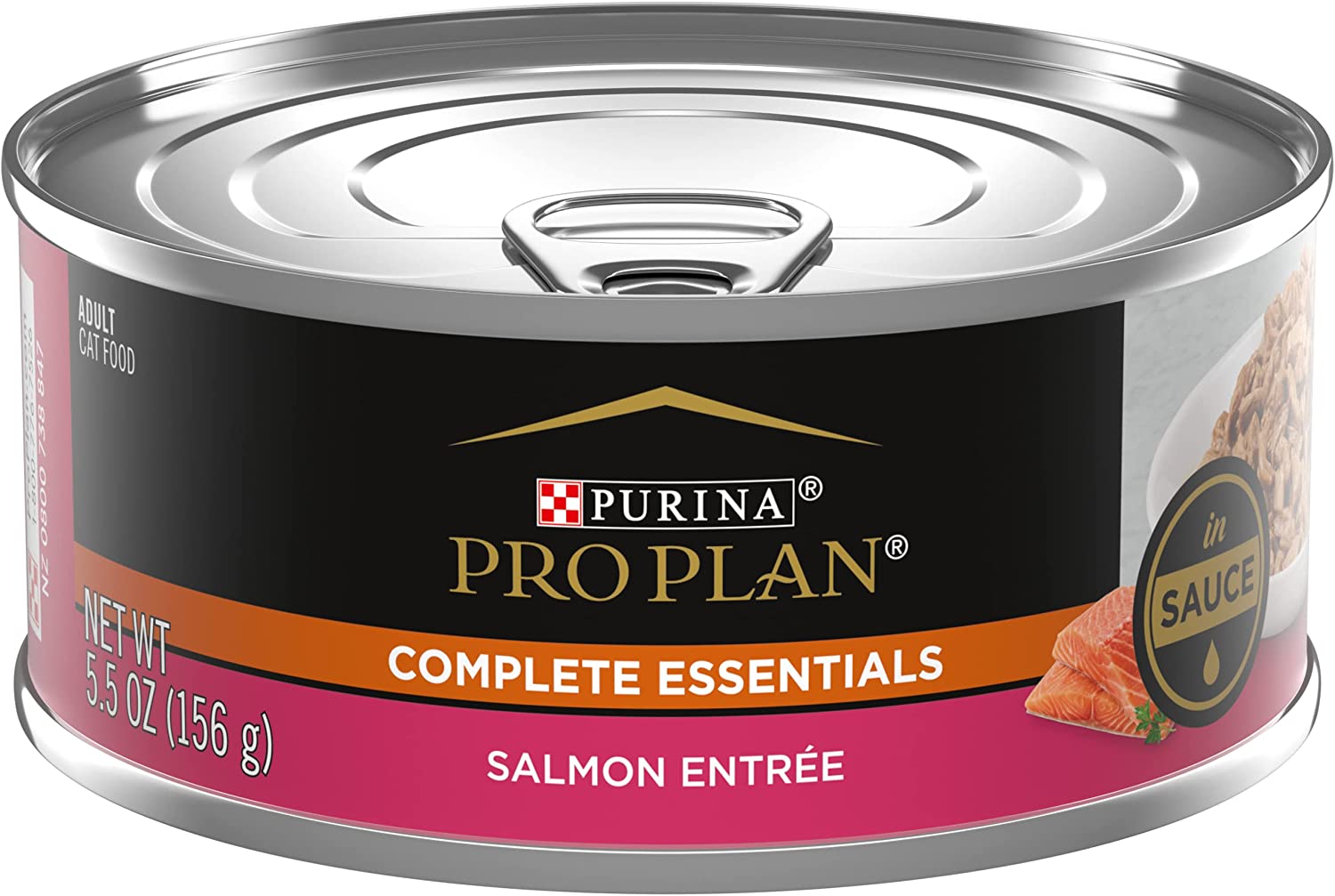Purina Pro Plan Gravy Wet Cat Food. COMPLETE ESSENTIALS Salmon Entree in Sauce - (24) 5.5 oz. Cans