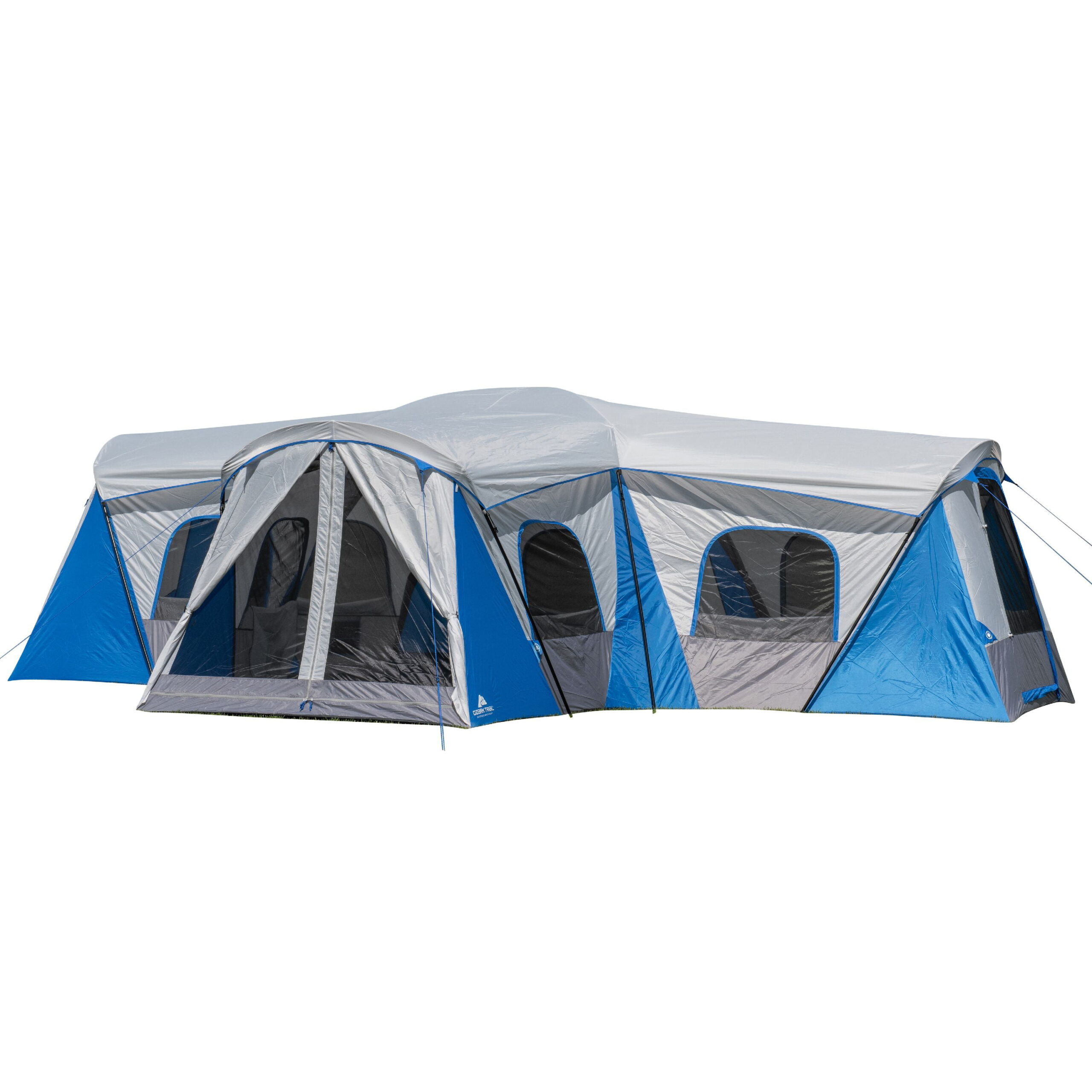 Ozark Trail 16-Person 3-Room Family Cabin Tent. with 3 Entrances