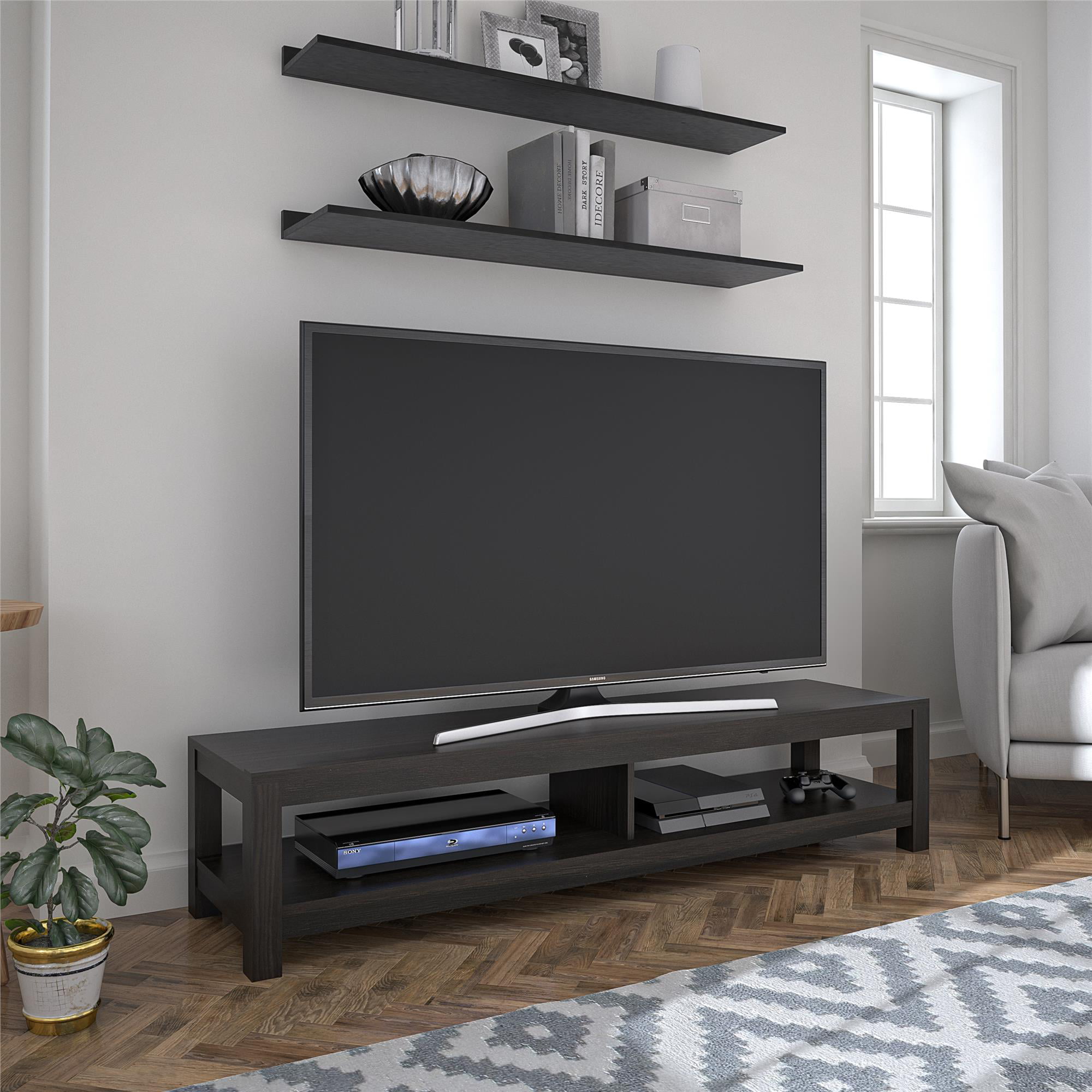 Mainstays Parsons TV Stand for TVs up to 65″. Espresso