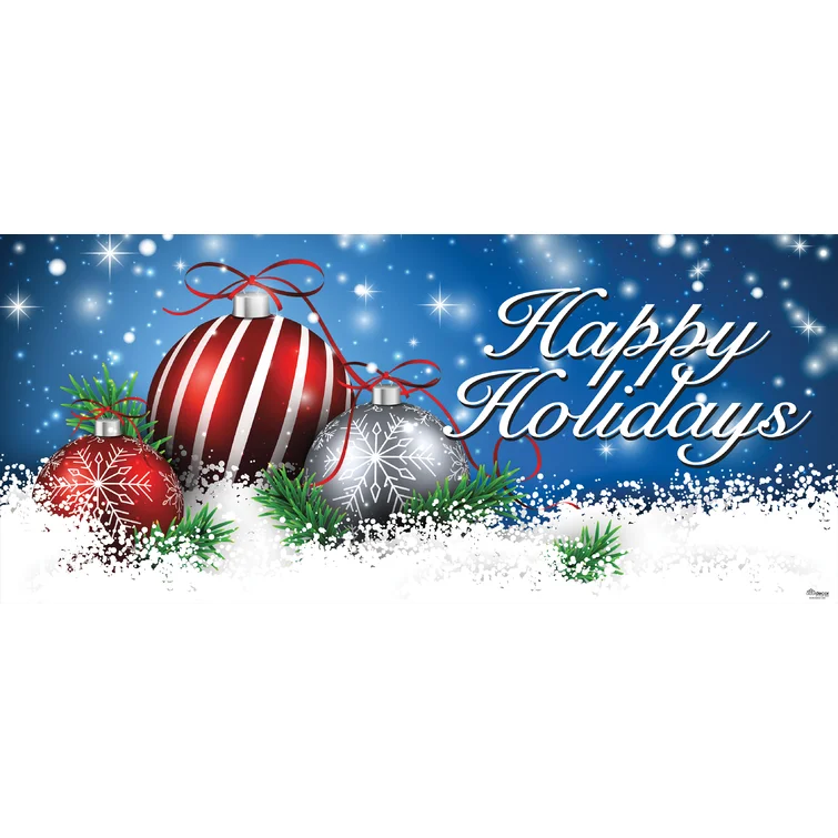 Ornaments Garage Door Mural