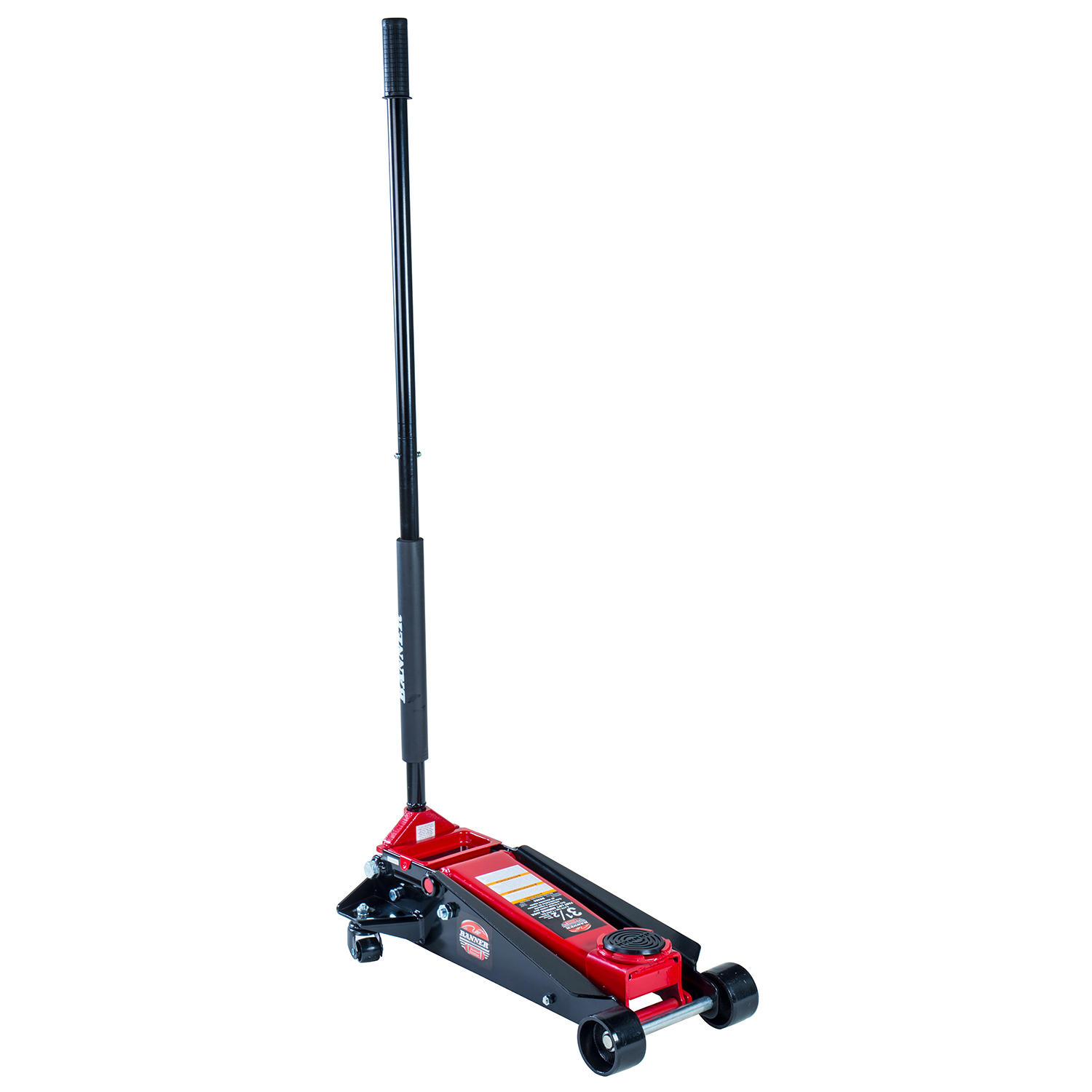 Blackhawk Fast-lift Service Jack - 3.5 Ton Capacity (Black/Red)