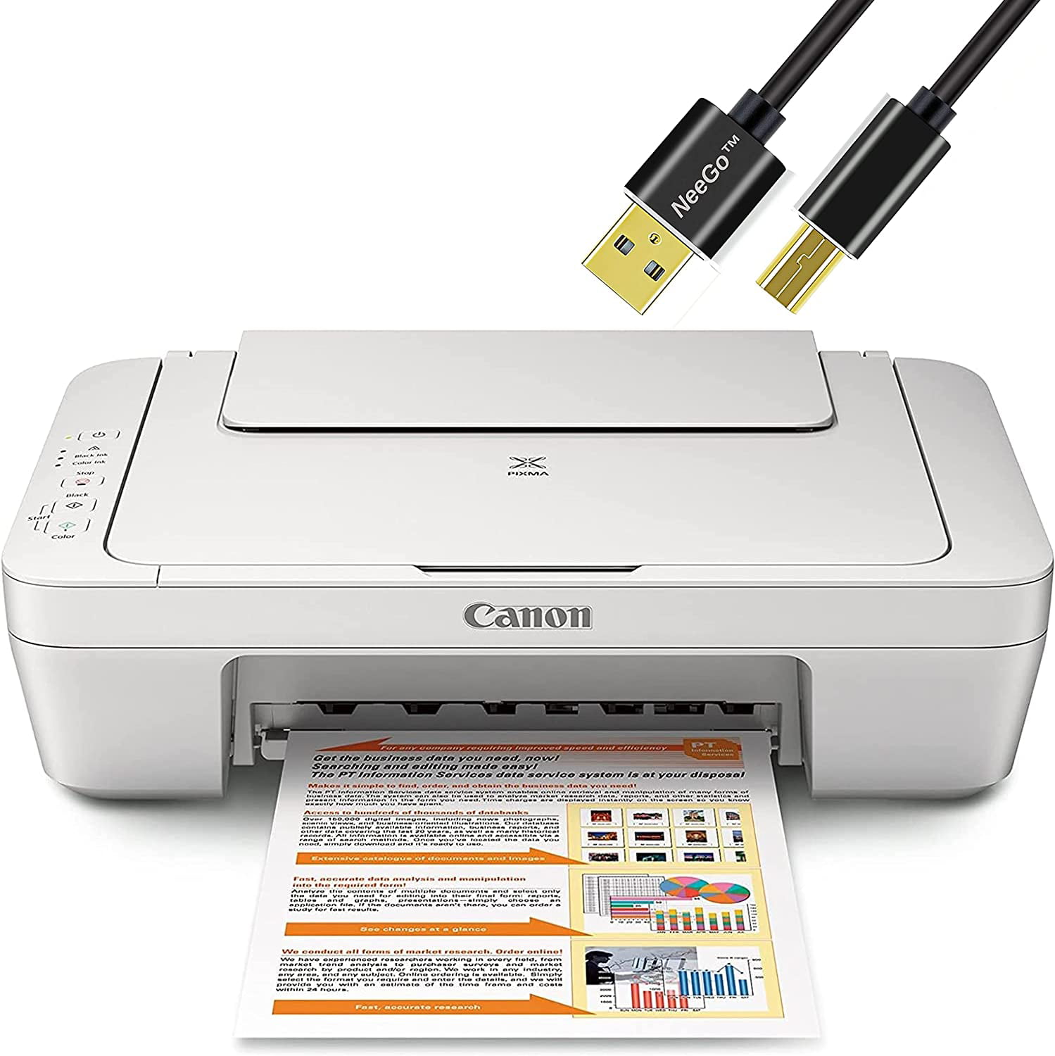 Canon PIXMA MG2522 Wired All-in-One Color Inkjet Printer