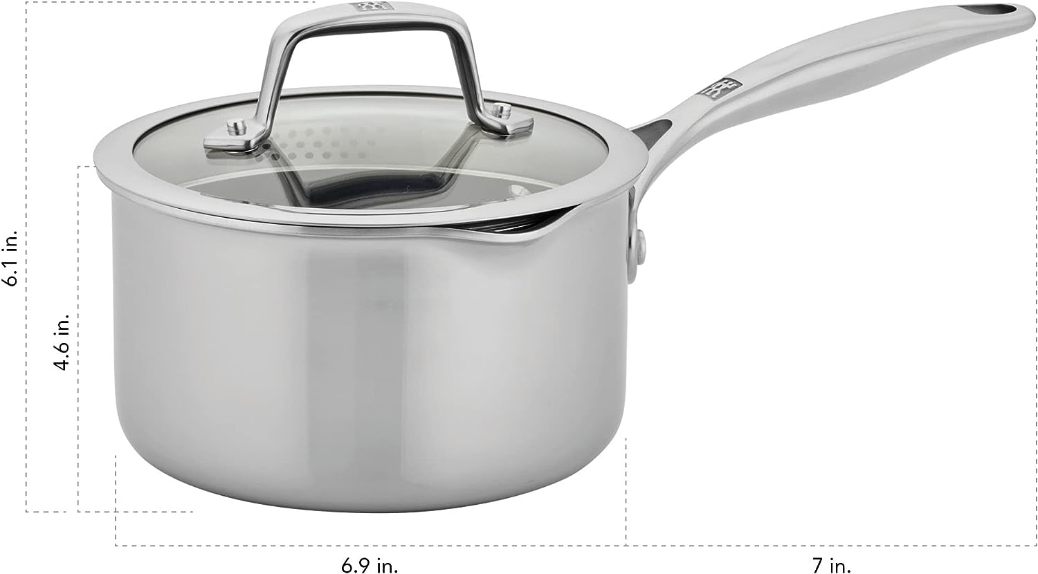 Zwilling Spirit Energy + Sauce Pan. 2-qt Newer Version. Stainless Steel