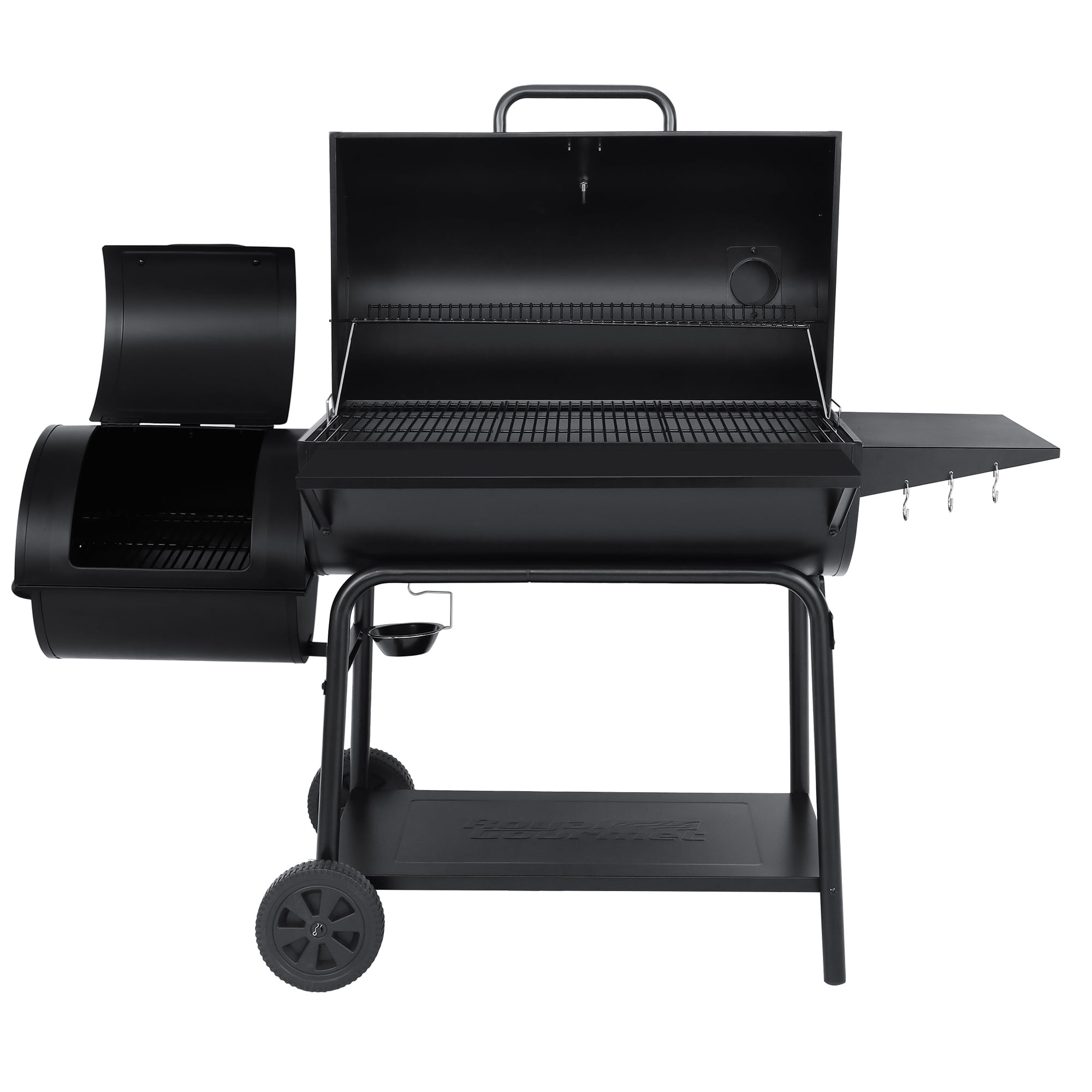 Royal Gourmet CC2036F 36″ Charcoal Barrel Grill with Offset Smoker