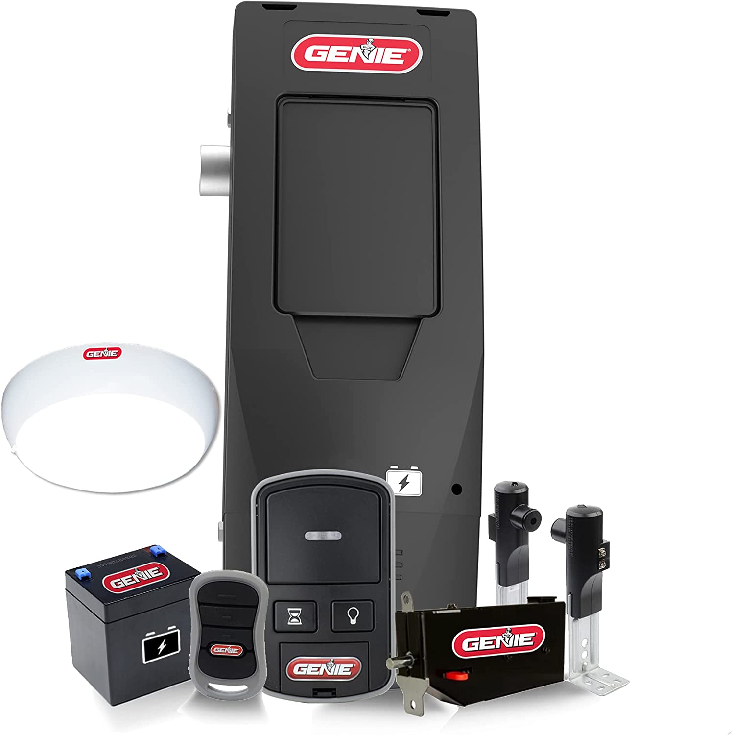 Genie Wall Mount Direct Drive Garage Door Opener Battery Back-up LED Light